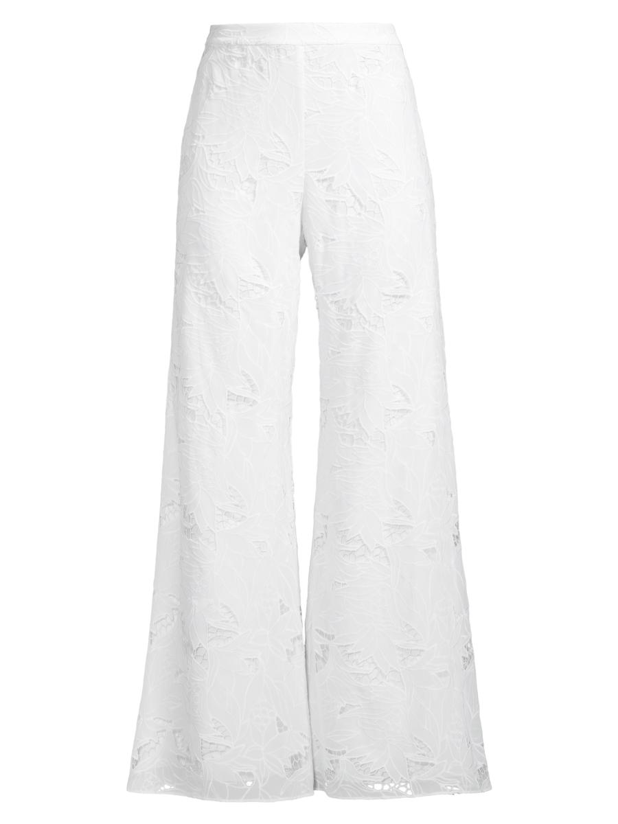 poppy LACE BERMUDA PANTS (STRIPE ） Lace Bermuda pants (stripe / gray) – POPPY
