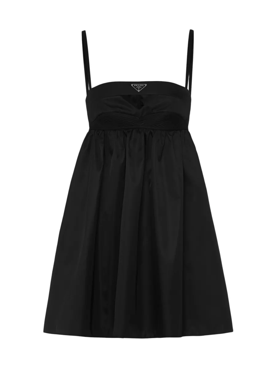 Re-Nylon minidress in black - Prada | Mytheresa