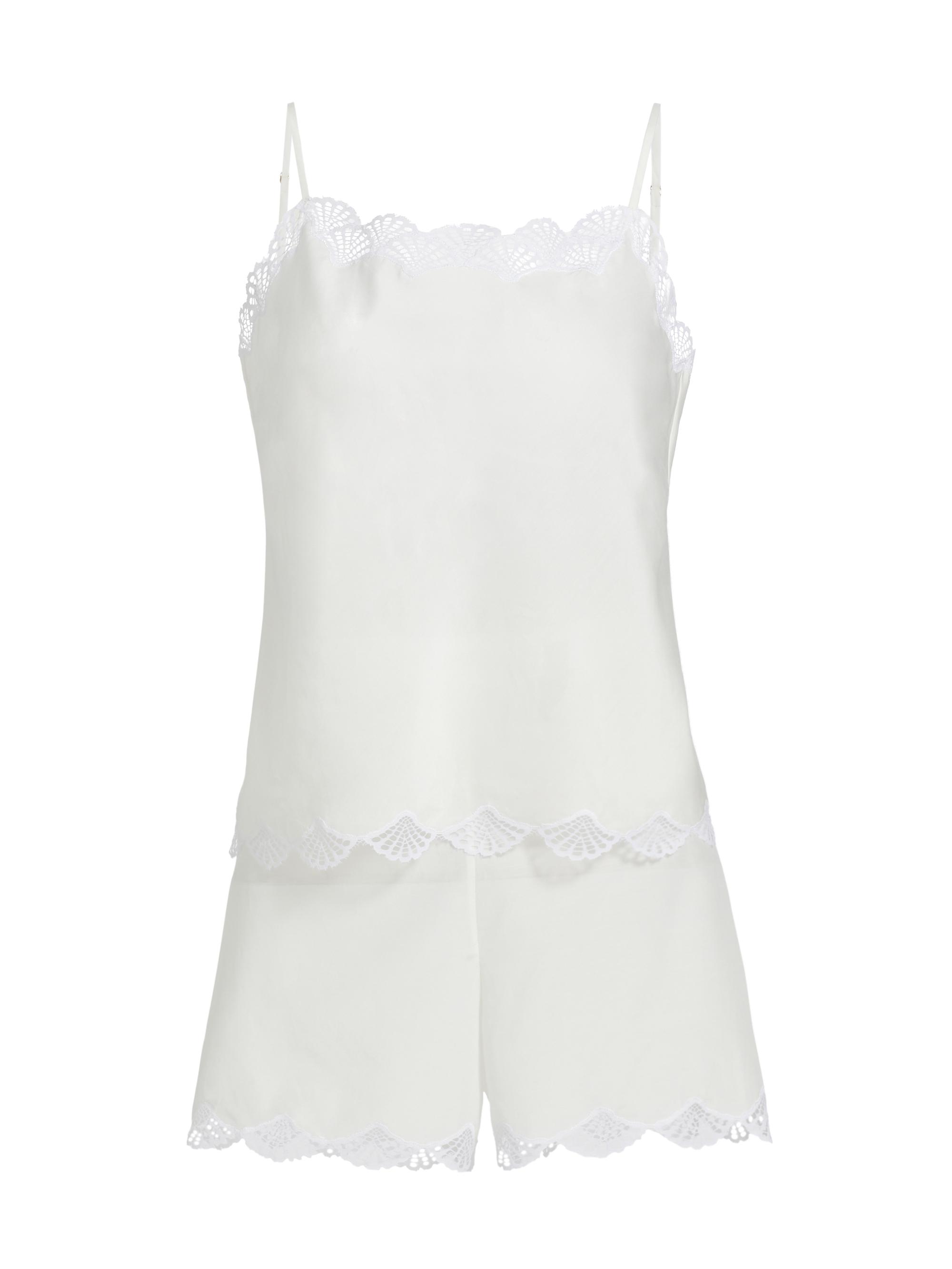 Natori Women's Colette Camisole & Shorts Set - White