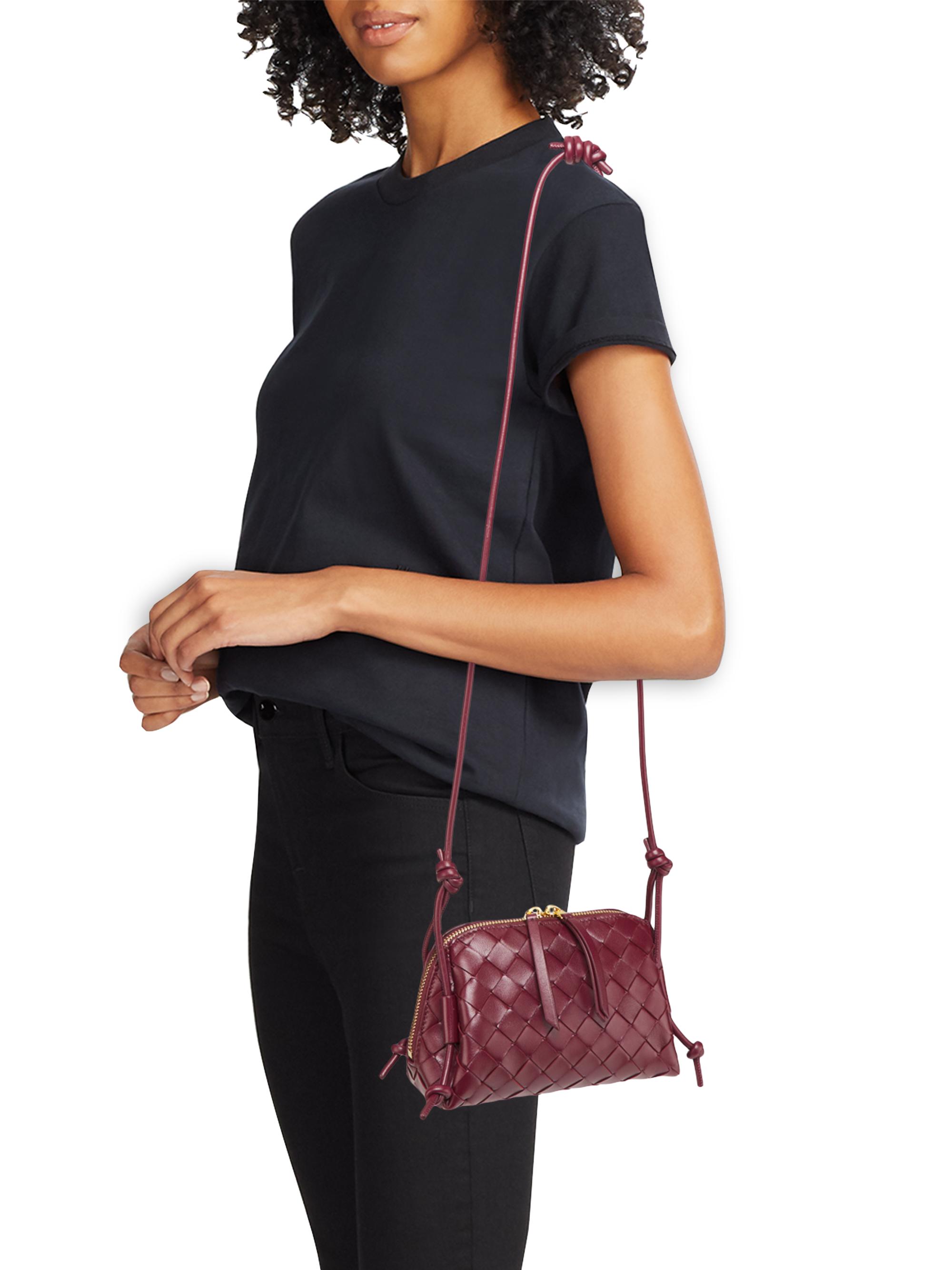バッグ BOTTEGA VENETA INTRECCIATO LEATHER BAG BOTTEGA VENETA Hop large Intrecciato leather tote | NET-A-PORTER