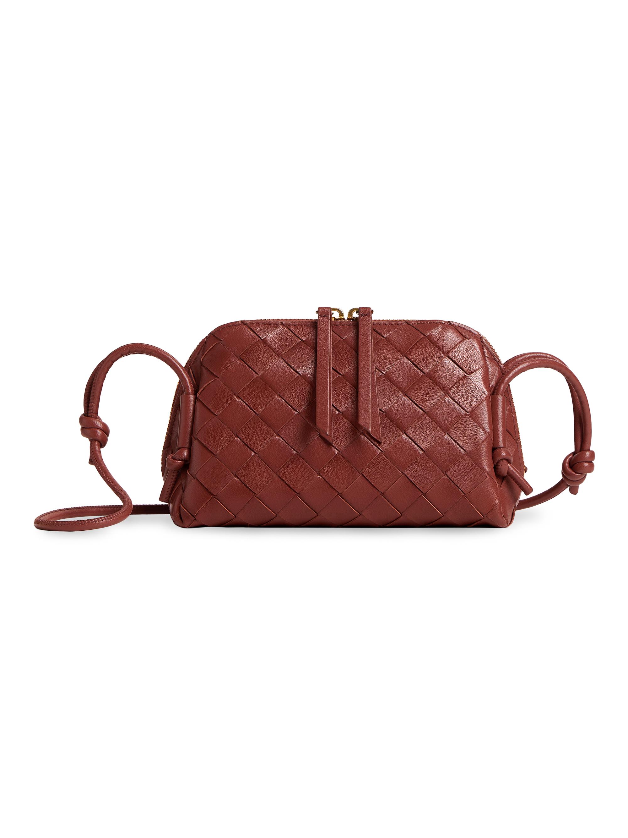 Bottega Veneta The Cassette Intreccio Leather Crossbody Bag | Saks