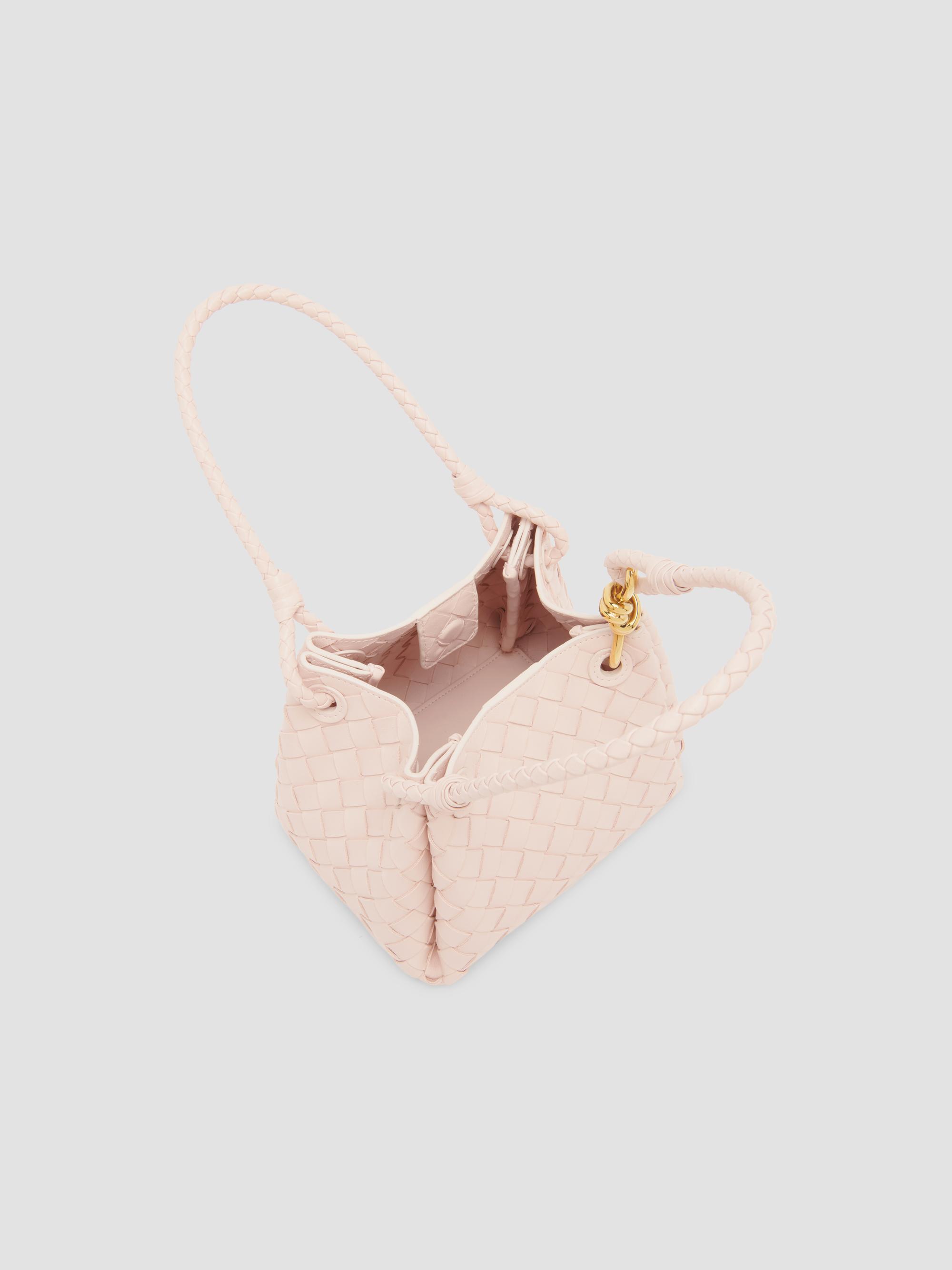 Bottega Veneta Parachute Small Intrecciato Leather Shoulder Bag