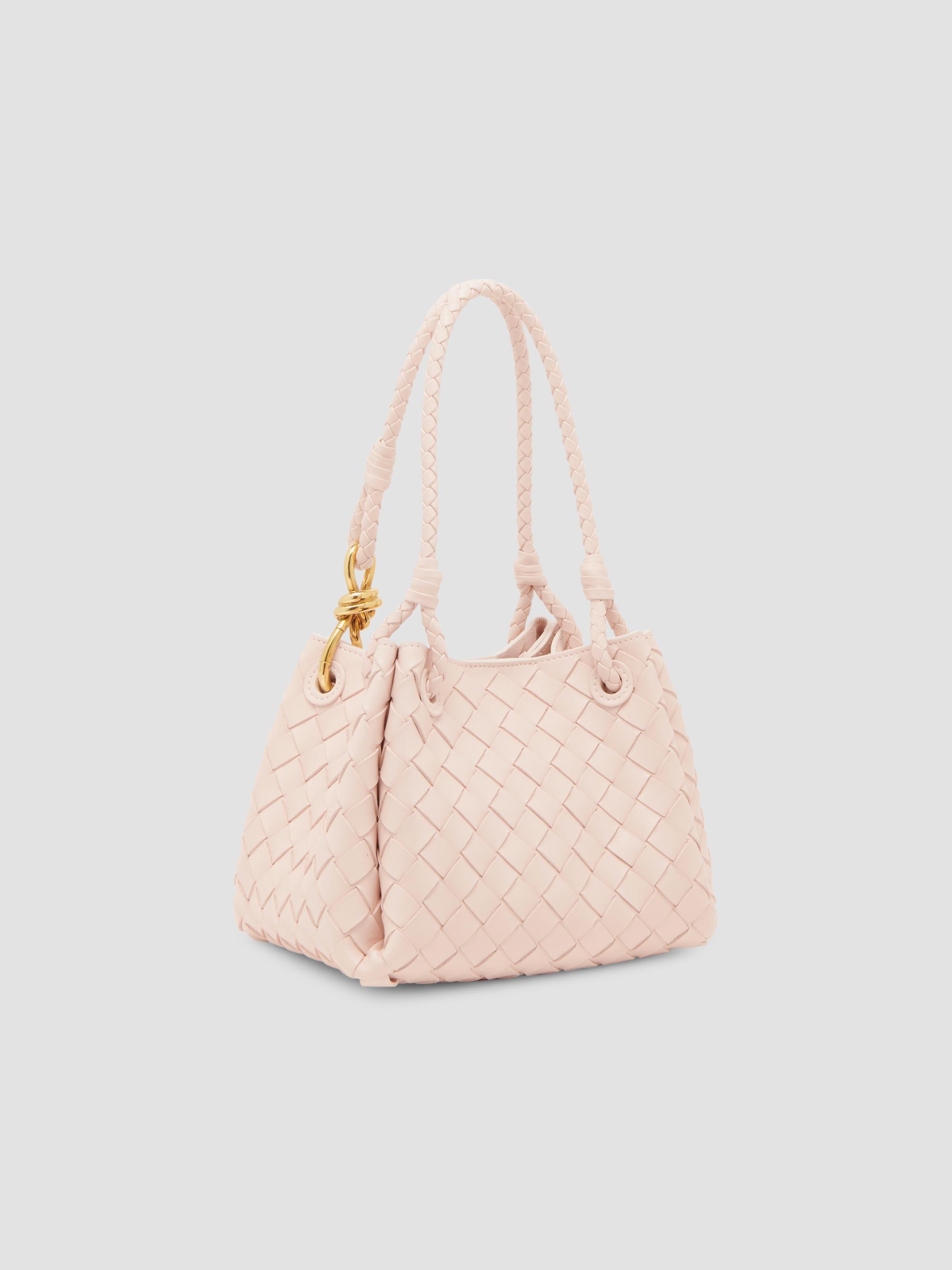 Bottega Veneta Parachute Small Intrecciato Leather Shoulder Bag
