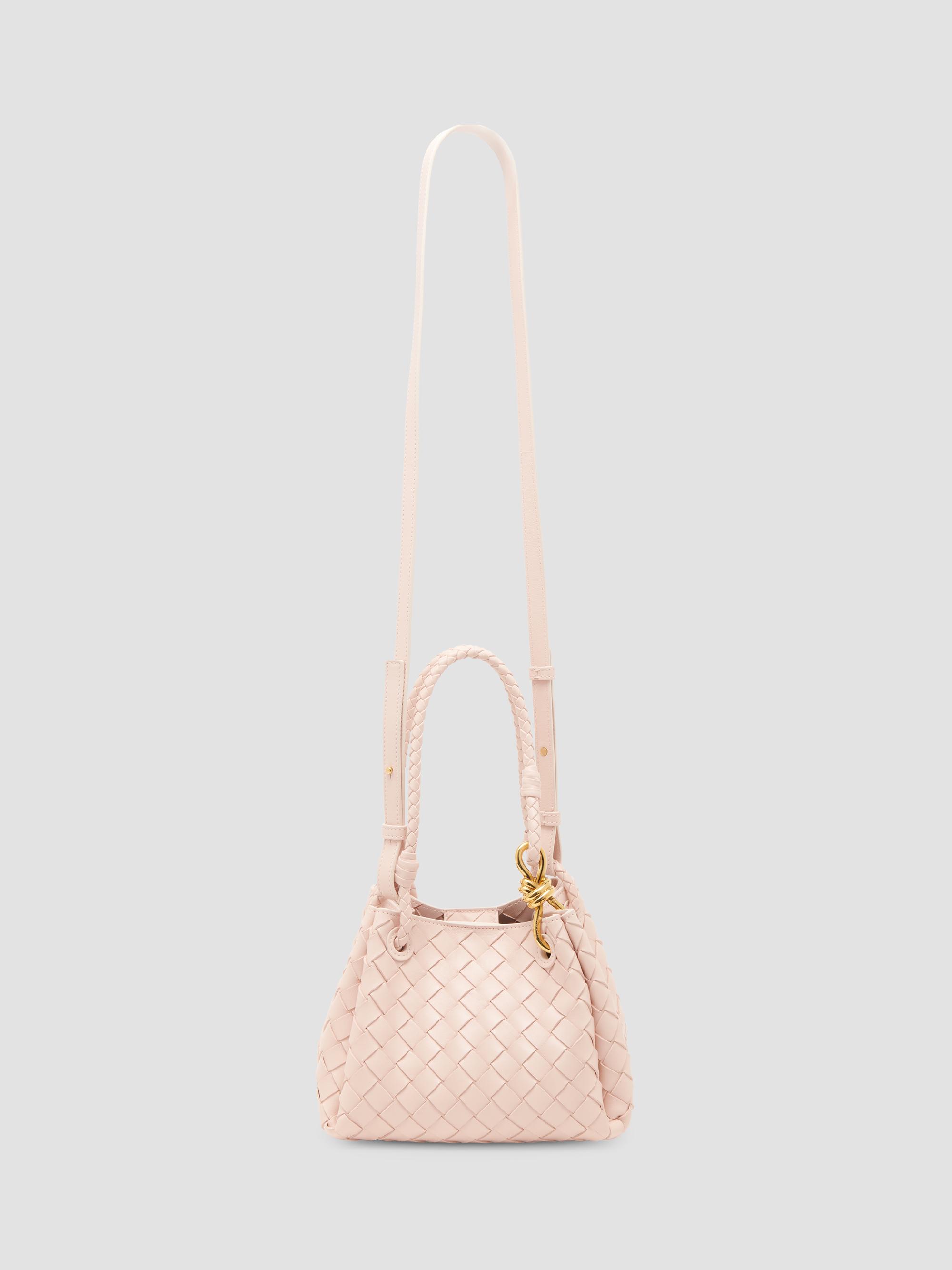 Bottega Veneta Parachute Small Intrecciato Leather Shoulder Bag