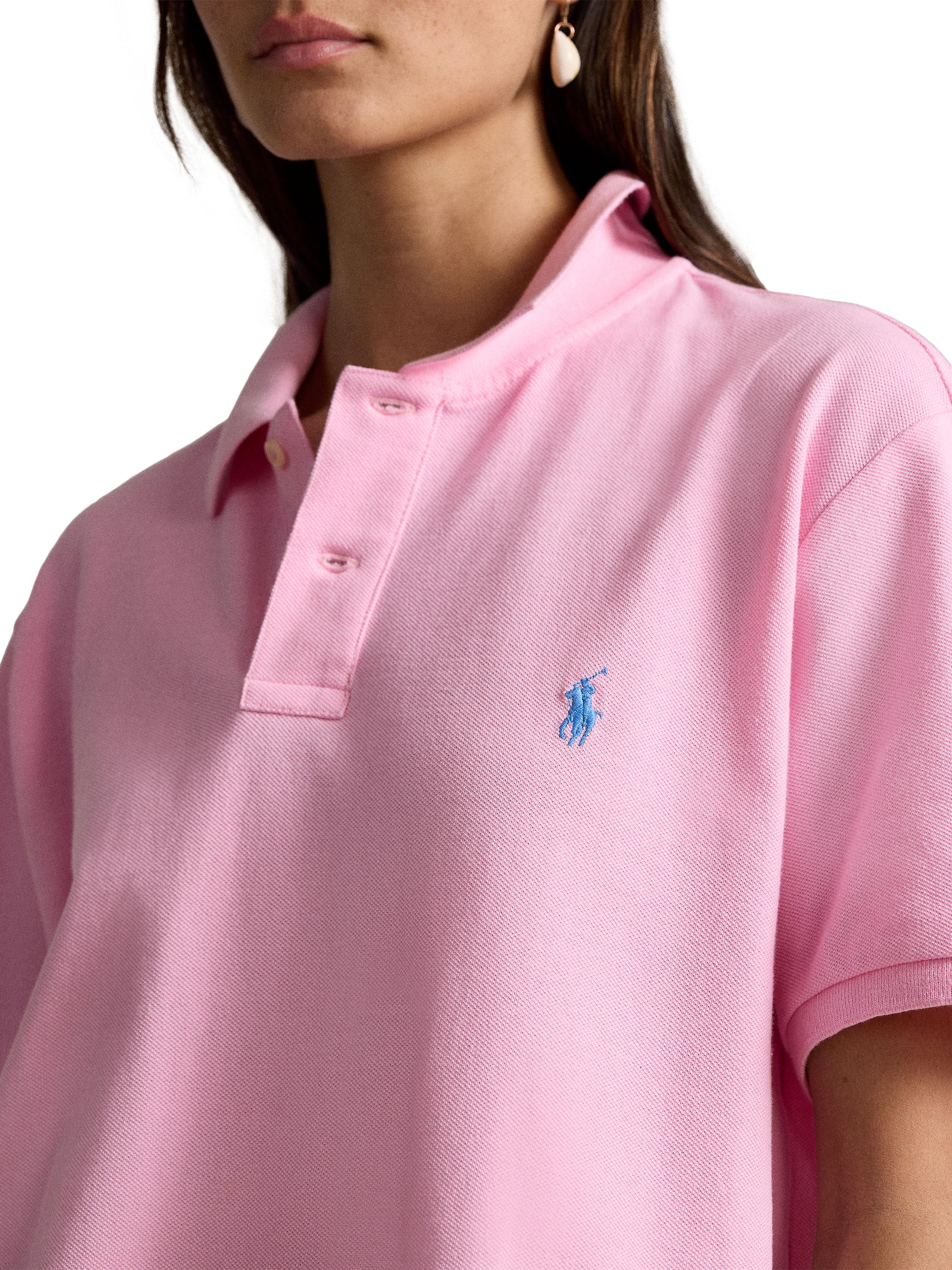 Polo Ralph Lauren Julie embroidered logo polo shirt - White