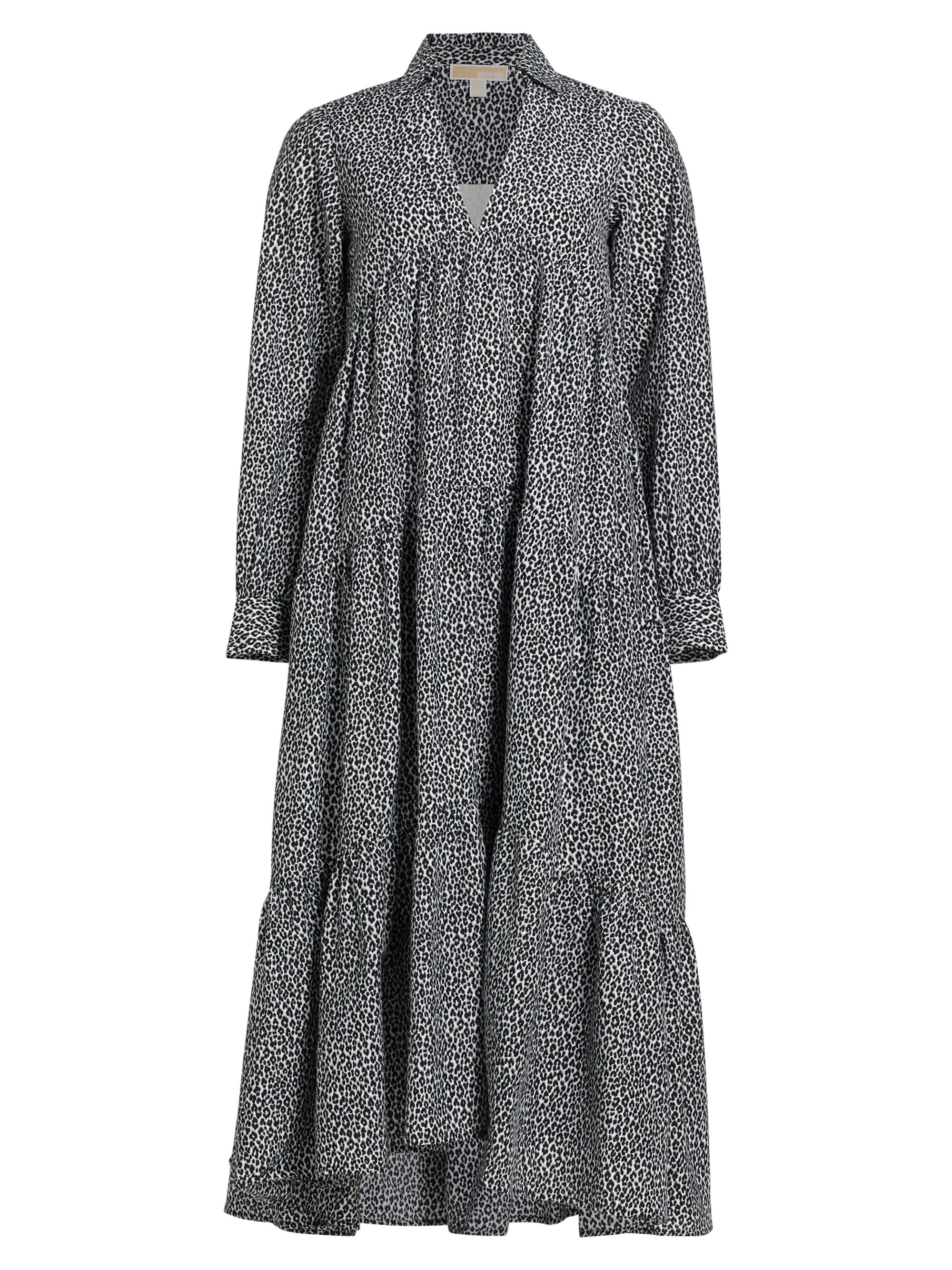 MICHAEL Michael Kors Polka-Dot Tiered Maxi Dress | Saks Fifth Avenue