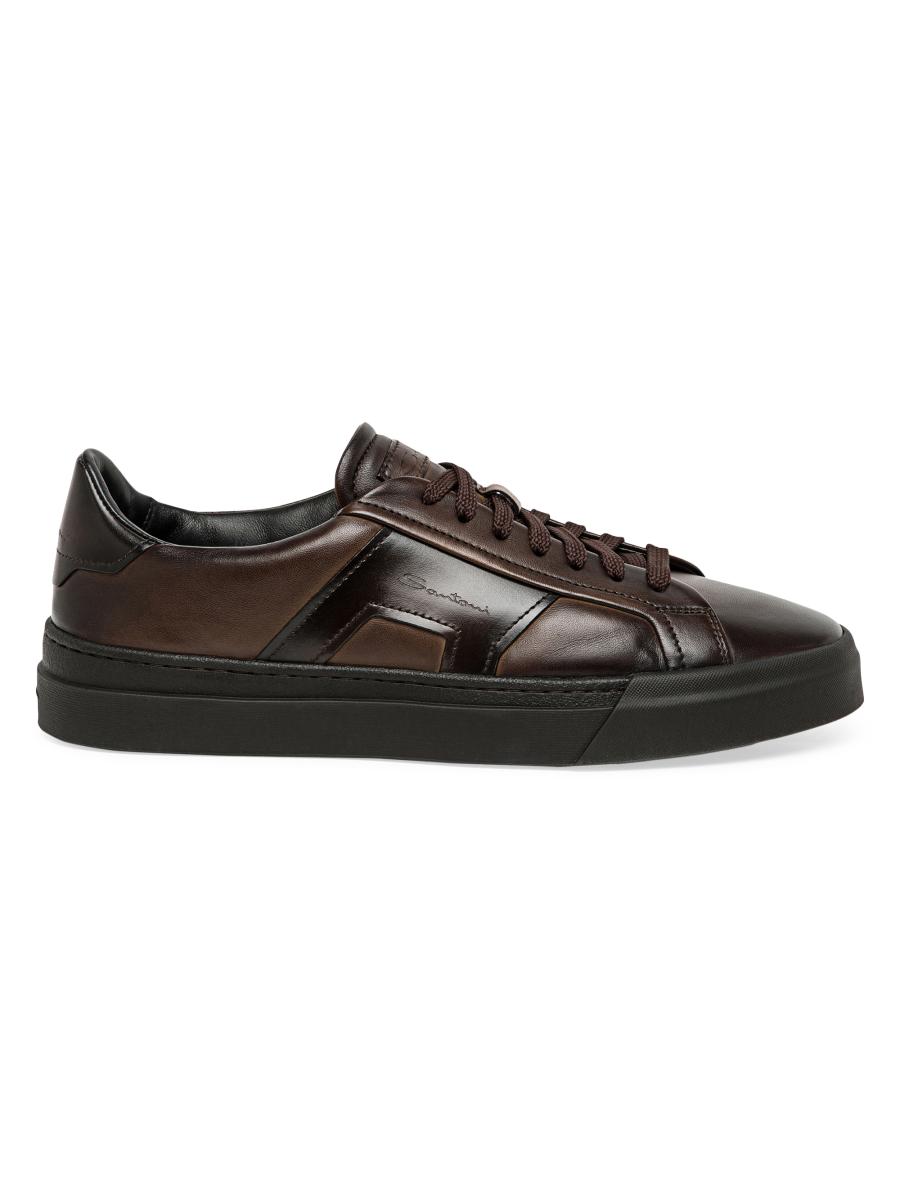 スニーカー Santoni \"Double Buckle\" rhinestone-embellished sneakers Santoni 