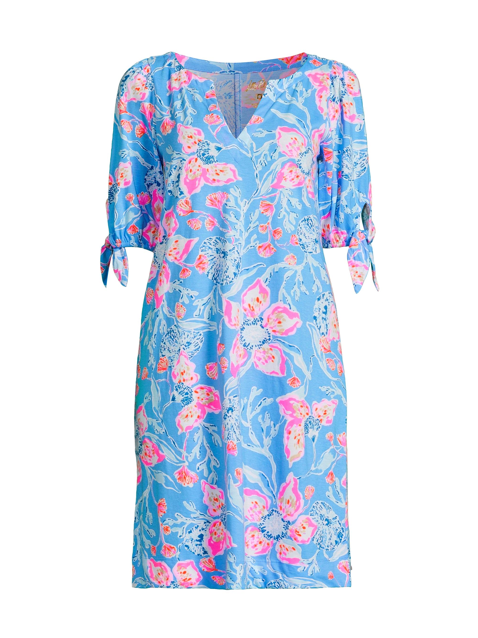 Lilly Pulitzer Women's Easley Floral T-Shirt Dress - Multi Bahamian Rhapsody