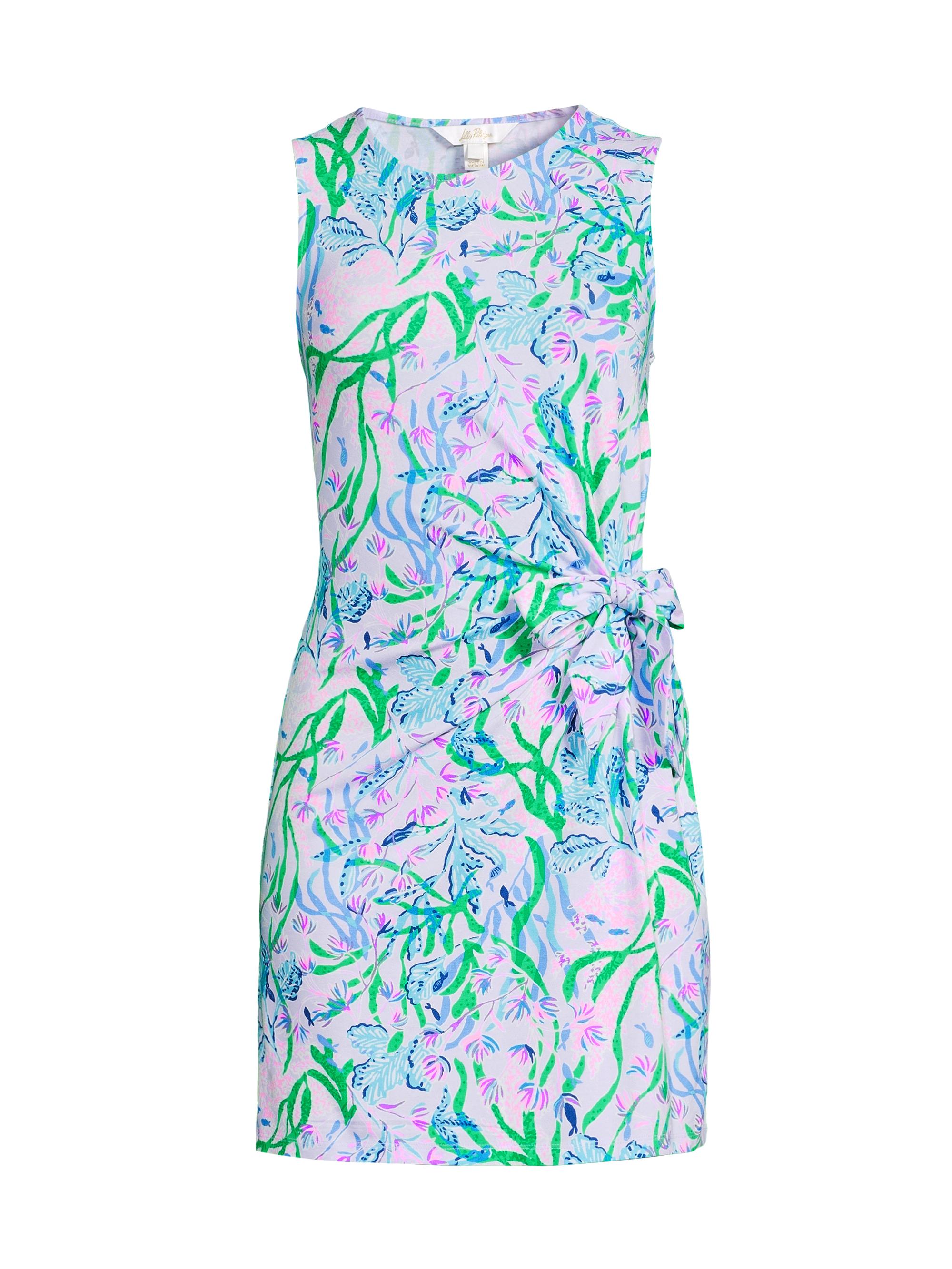 Lilly Pulitzer Women's Bryson Floral Knit Sleeveless Dress - Multi Seacret Escape