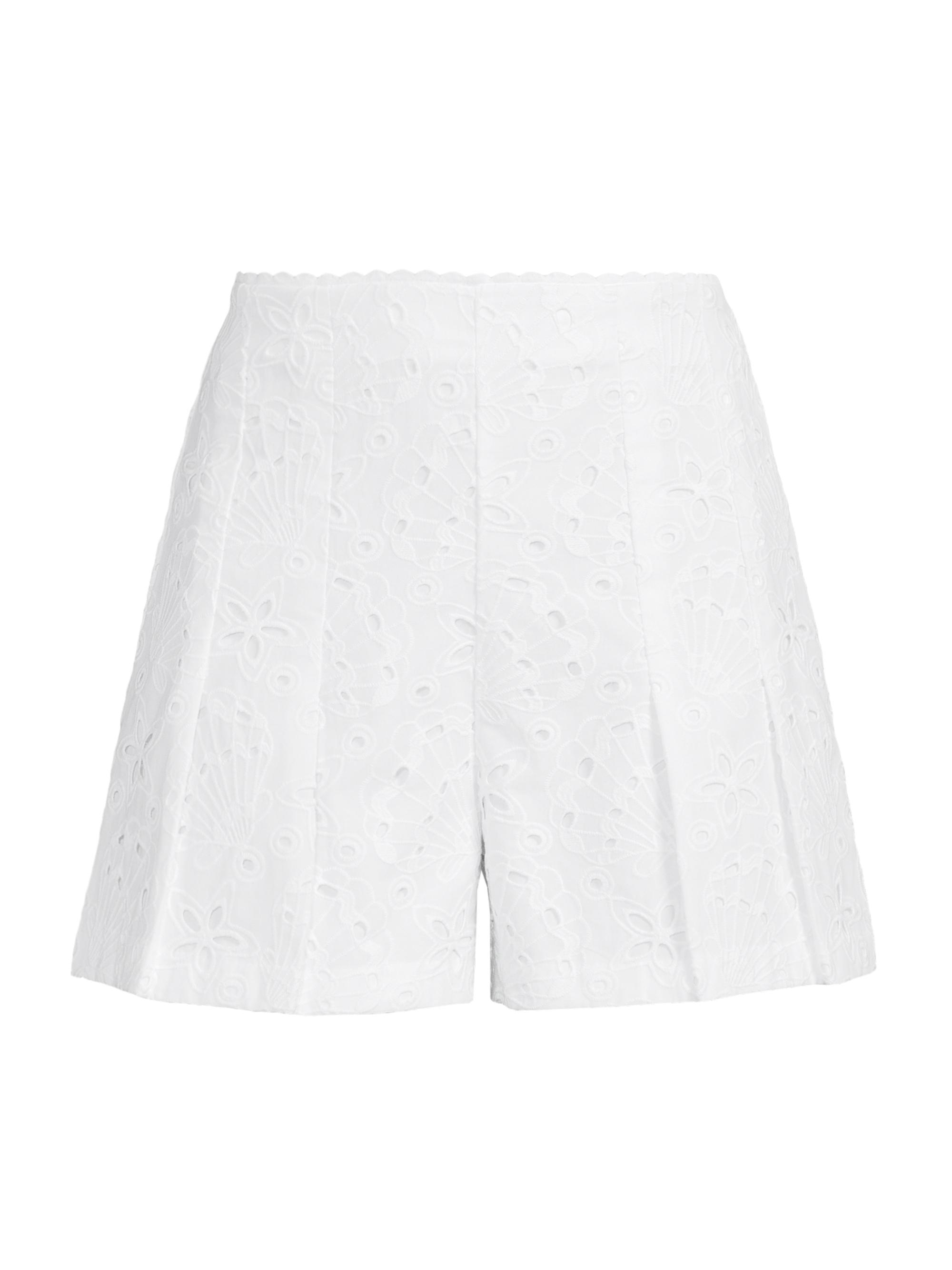 Lilly Pulitzer Women's Winslow Seashell Eyelet Shorts - Resort White
