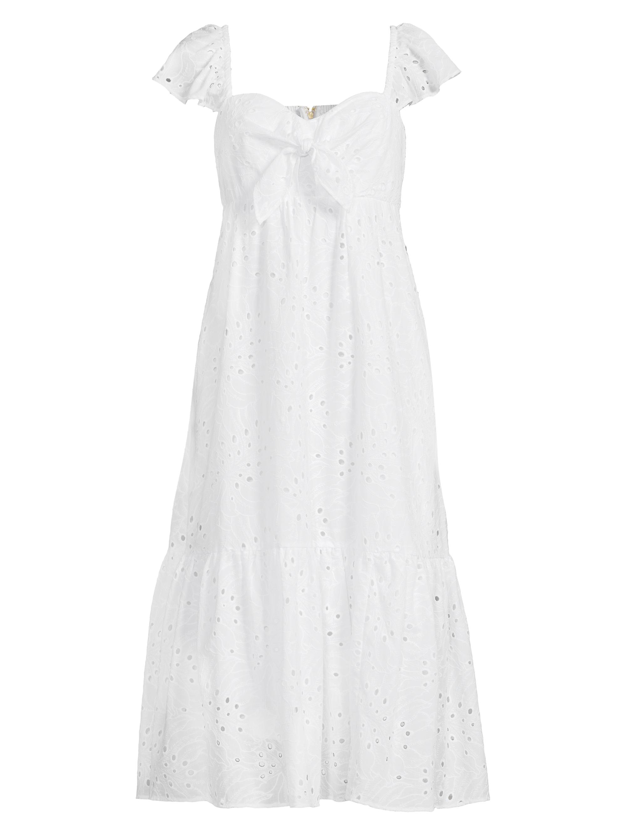 Lilly Pulitzer Women's Lantana Eyelet Midi-Dress - Resort White