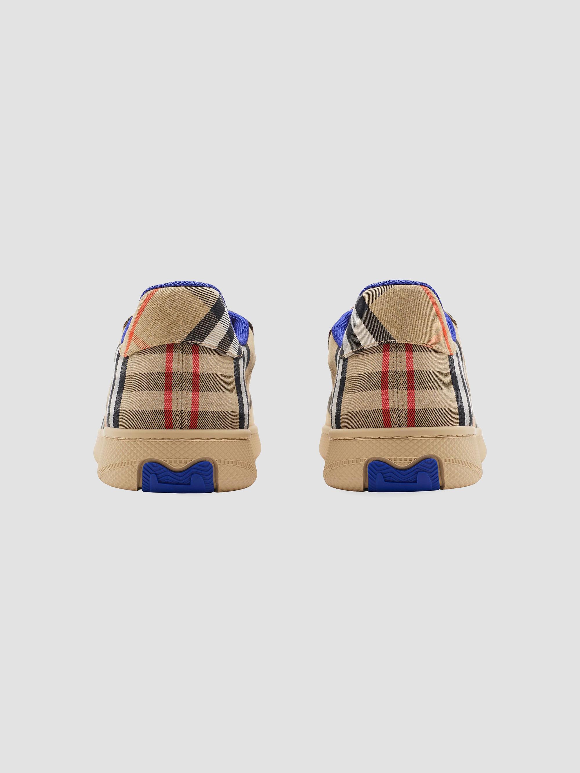 Burberry Terrace Check Low-Top Sneakers | Saks Fifth Avenue