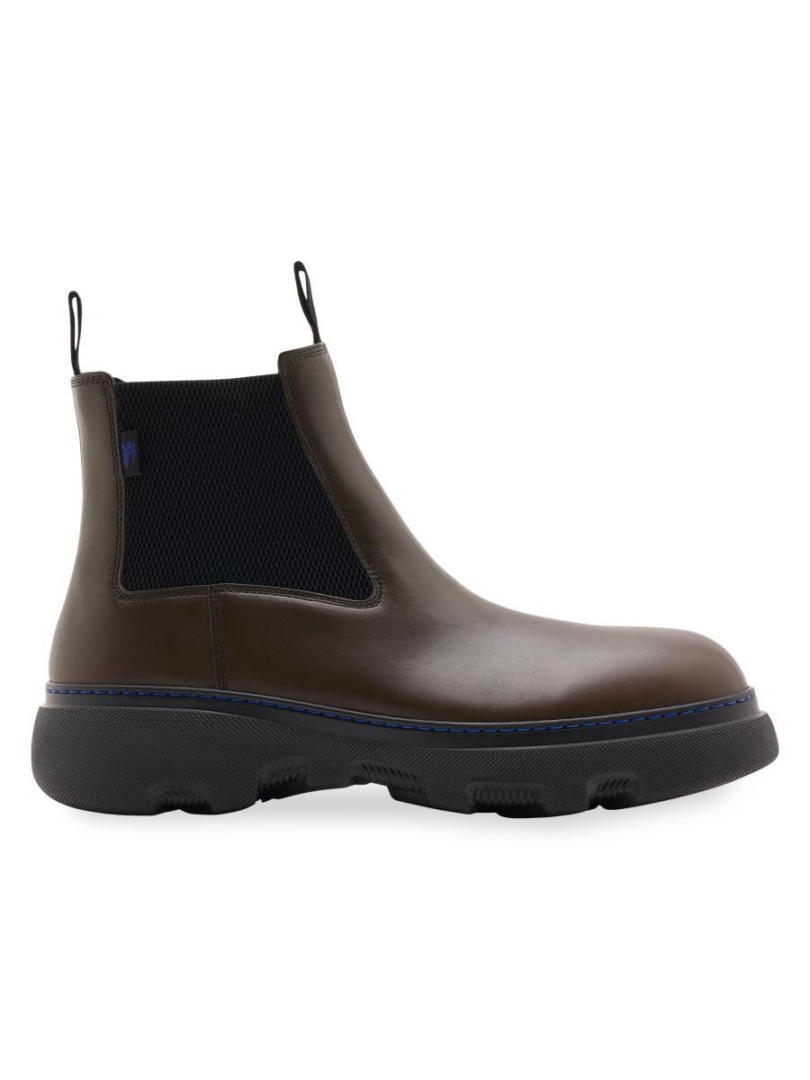 【関税込み】BURBERRY MINI CREEPER' ANKLE BOOTS Burberry Mini Creeper Leather Chelsea Boots | Saks Fifth Avenue