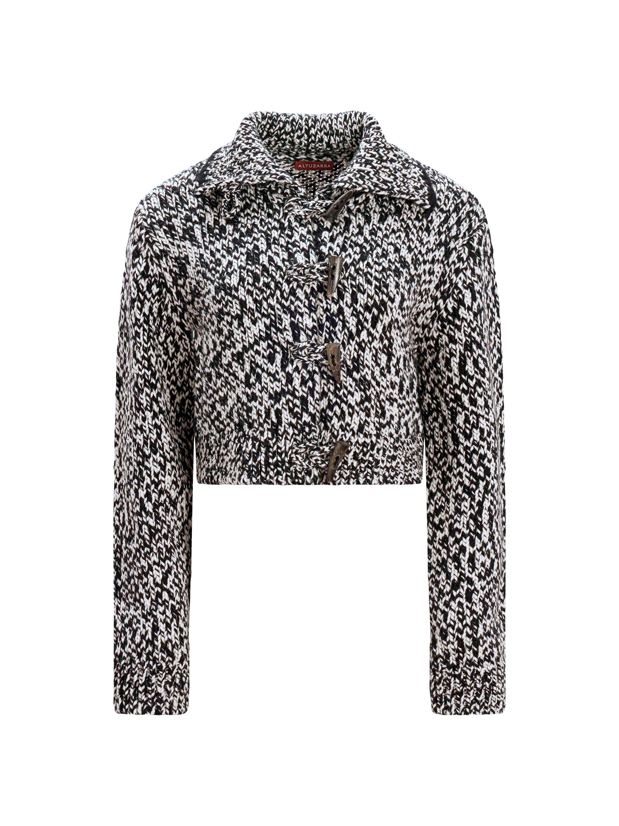 Altuzarra Women's Lantini Merino Wool-Blend Sweater - Black White