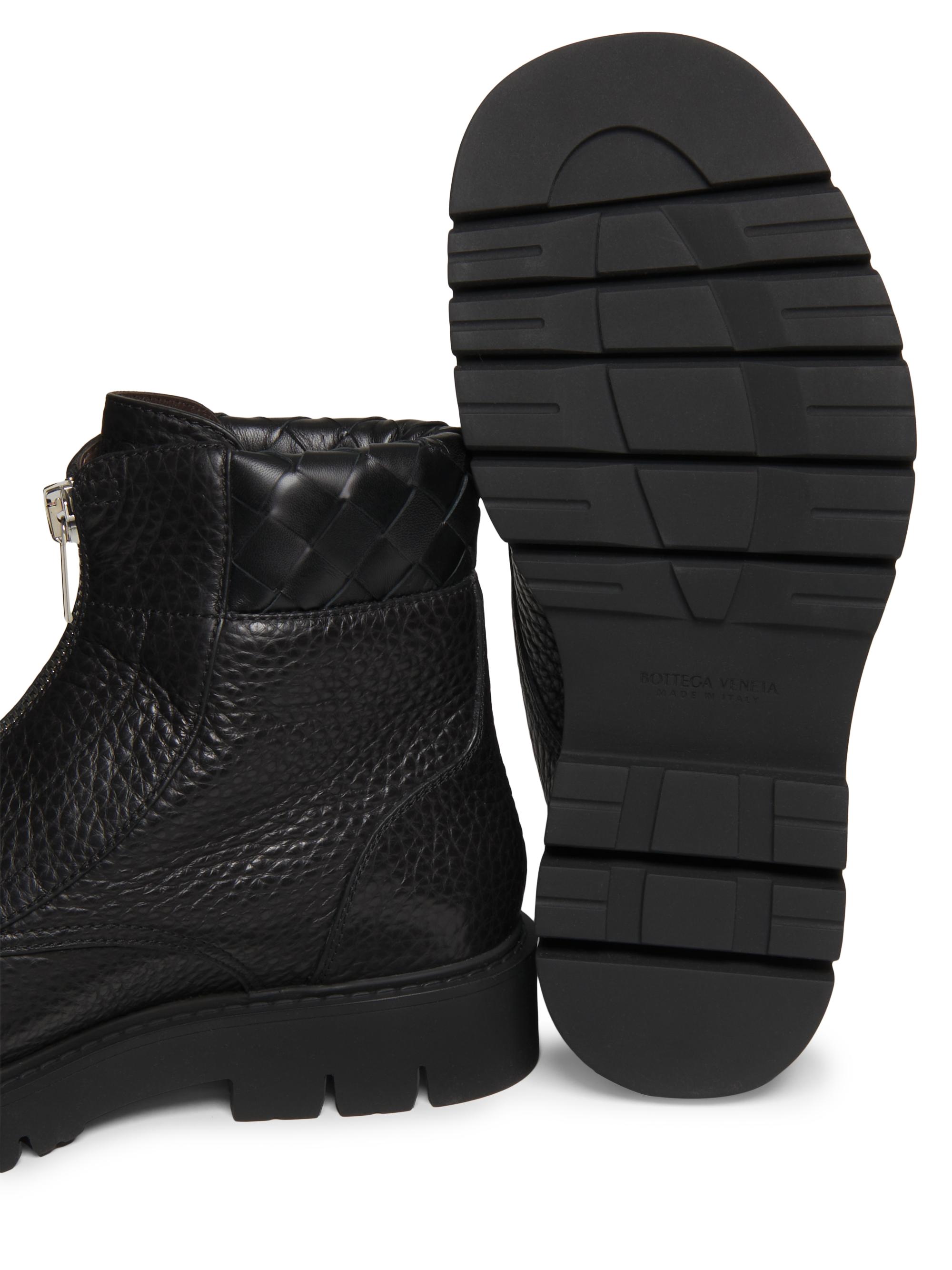 Bottega Veneta Haddock Intrecciato Ankle Boots | Saks Fifth Avenue