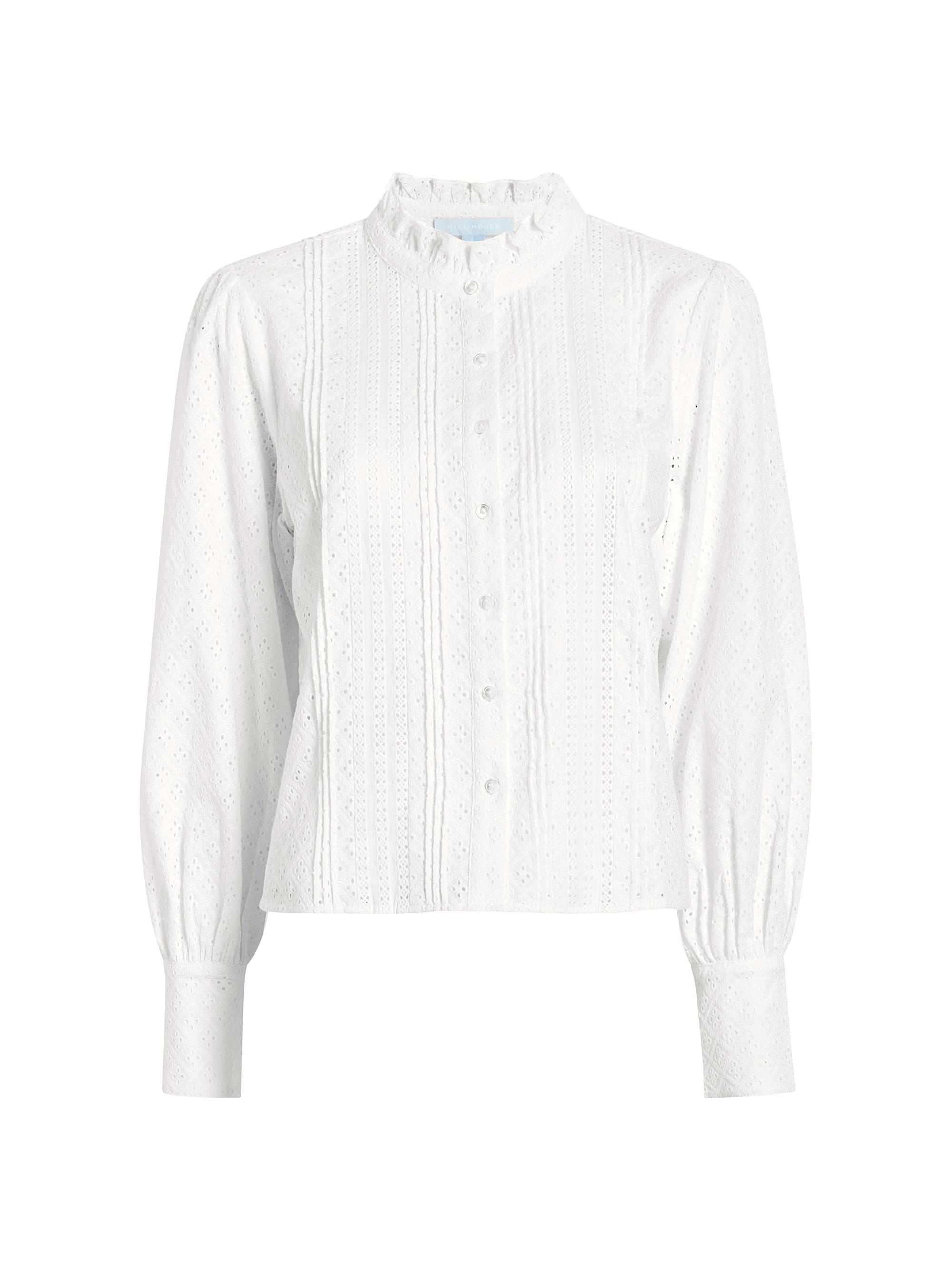 Hill House Home Women's The Lillian Top - White Eyelet