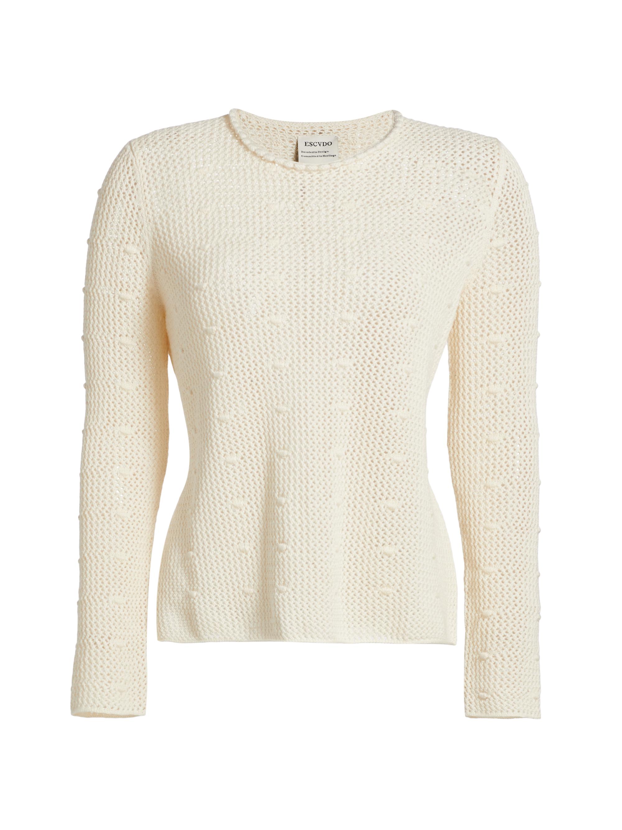 Escvdo Women's Litoral Cotton Top - Degrade Sky Blue