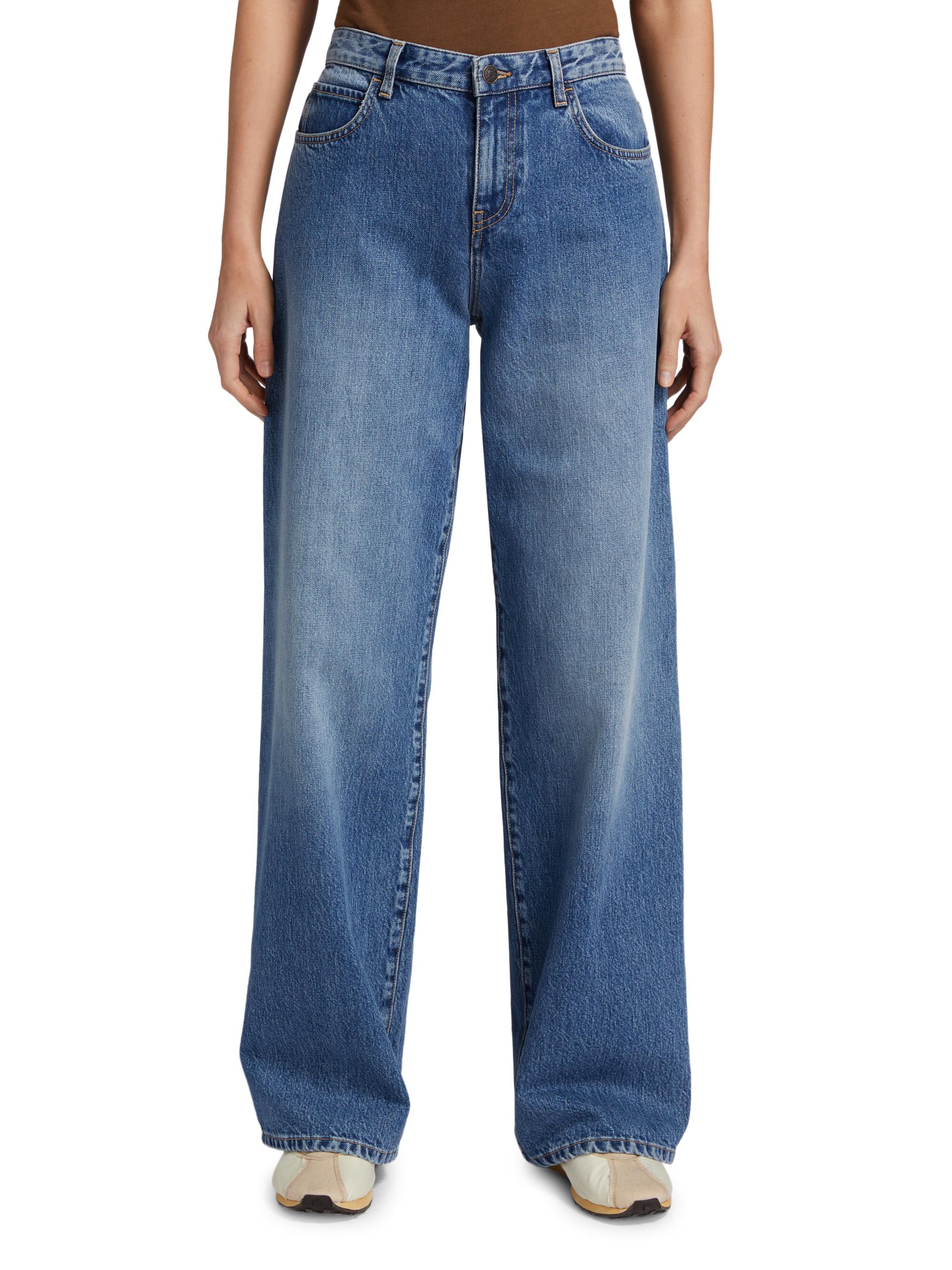 The Row Eglitta Low-Rise Straight Jeans | Saks Fifth Avenue