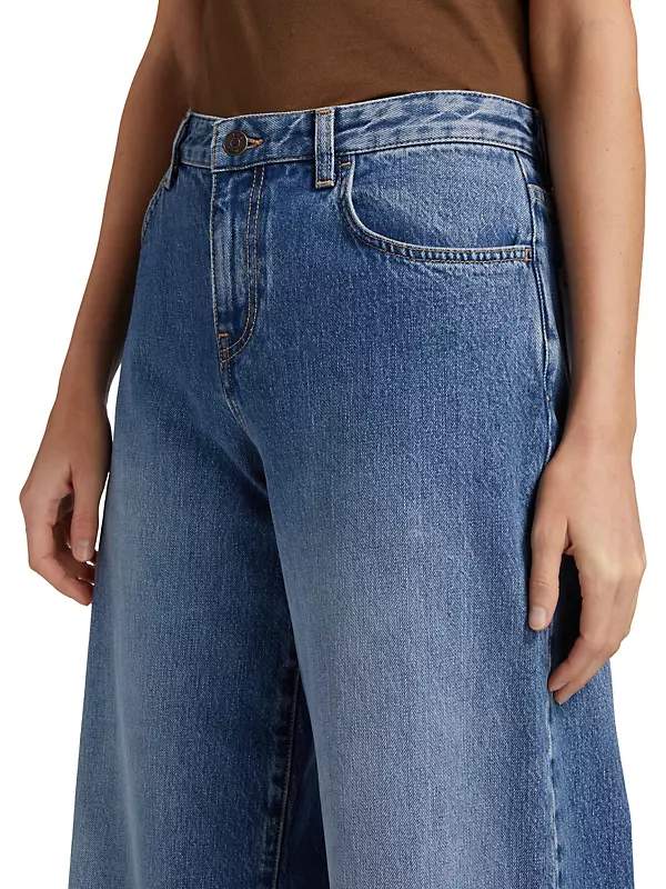 Shop The Row Eglitta Low-Rise Straight Jeans | Saks Fifth Avenue Shop The Row Eglitta Low-Rise Straight Jeans | Saks Fifth Avenue