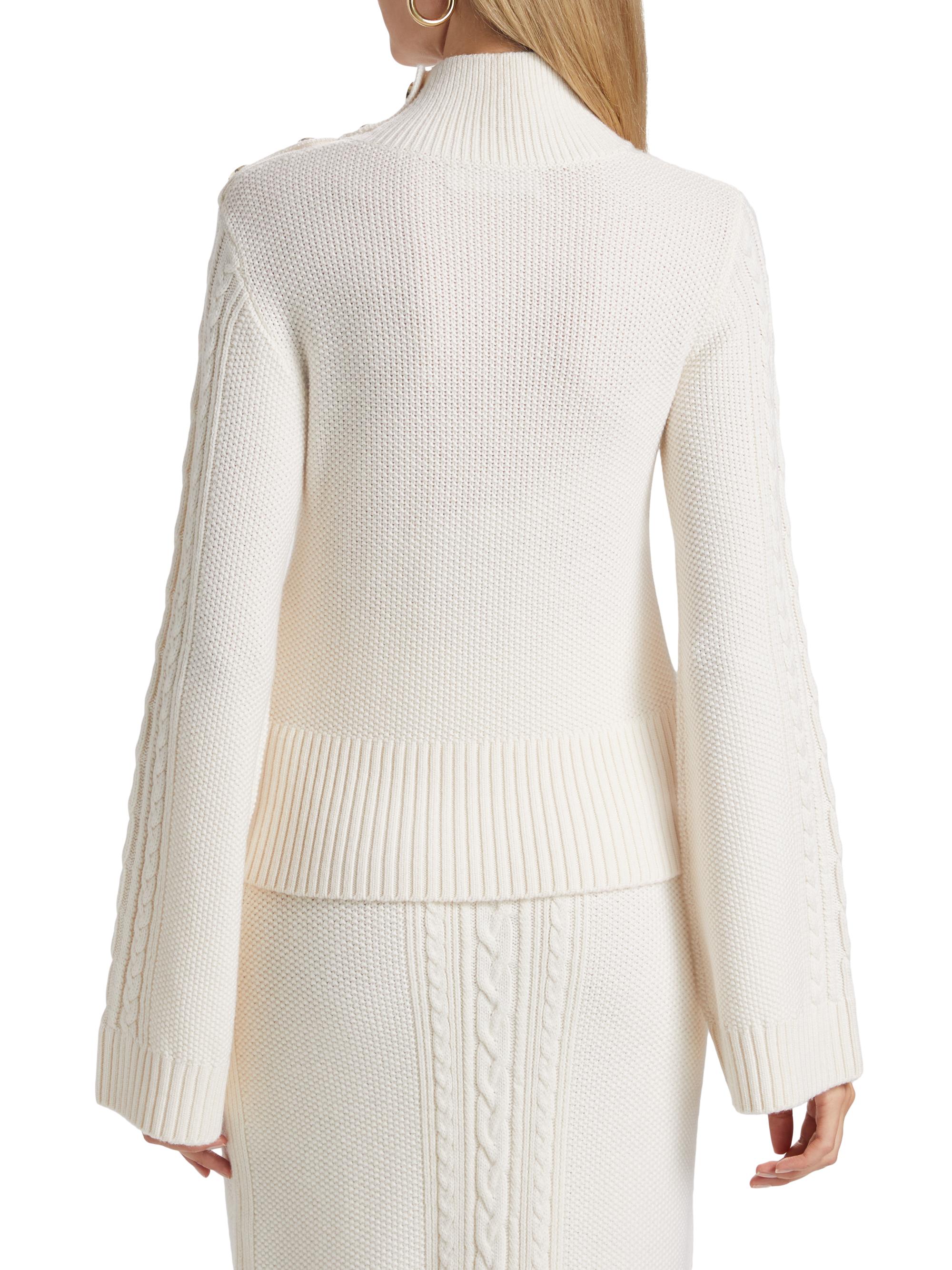 Derek Lam 10 Crosby Thomas Wool Cable-Knit Sweater | Saks Fifth Avenue