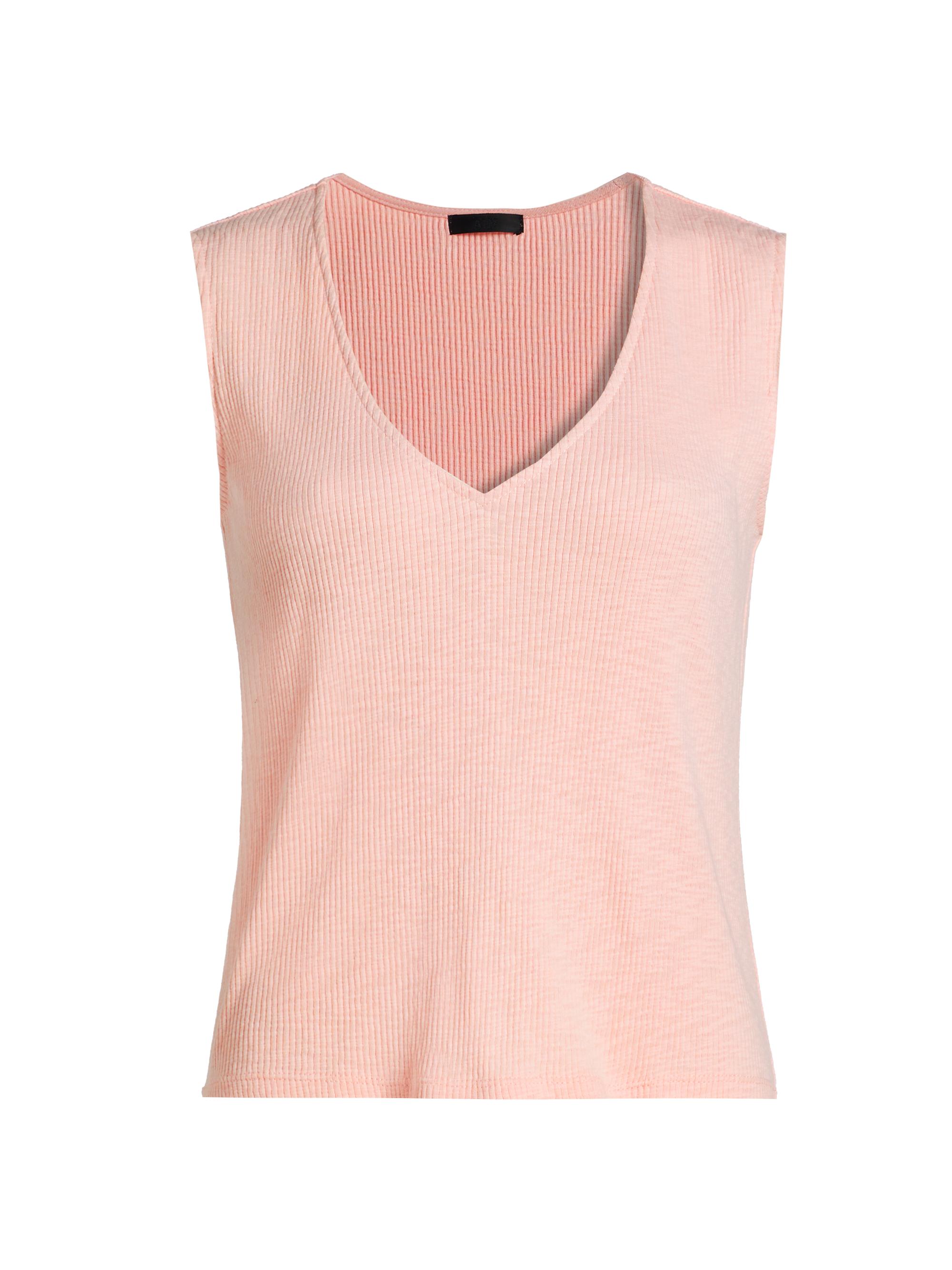 ATM Anthony Thomas Melillo Women's Rib-Knit Cotton Muscle Tank - Cherry Blossom