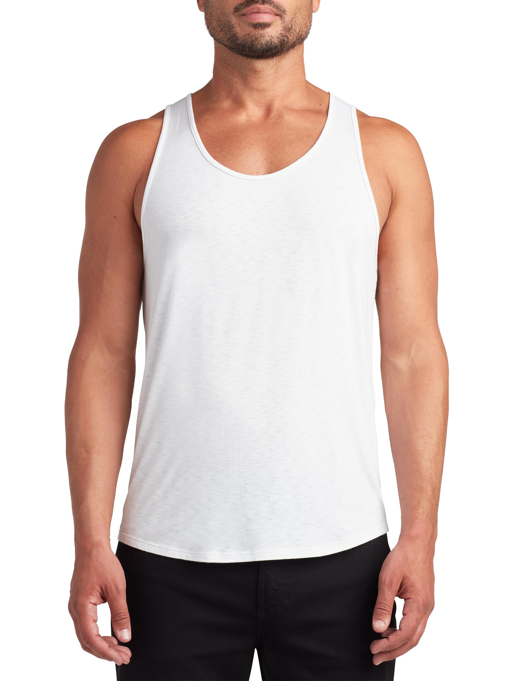 Monfrère Men's Travis Stretch-Knit Tank Top - Blanc