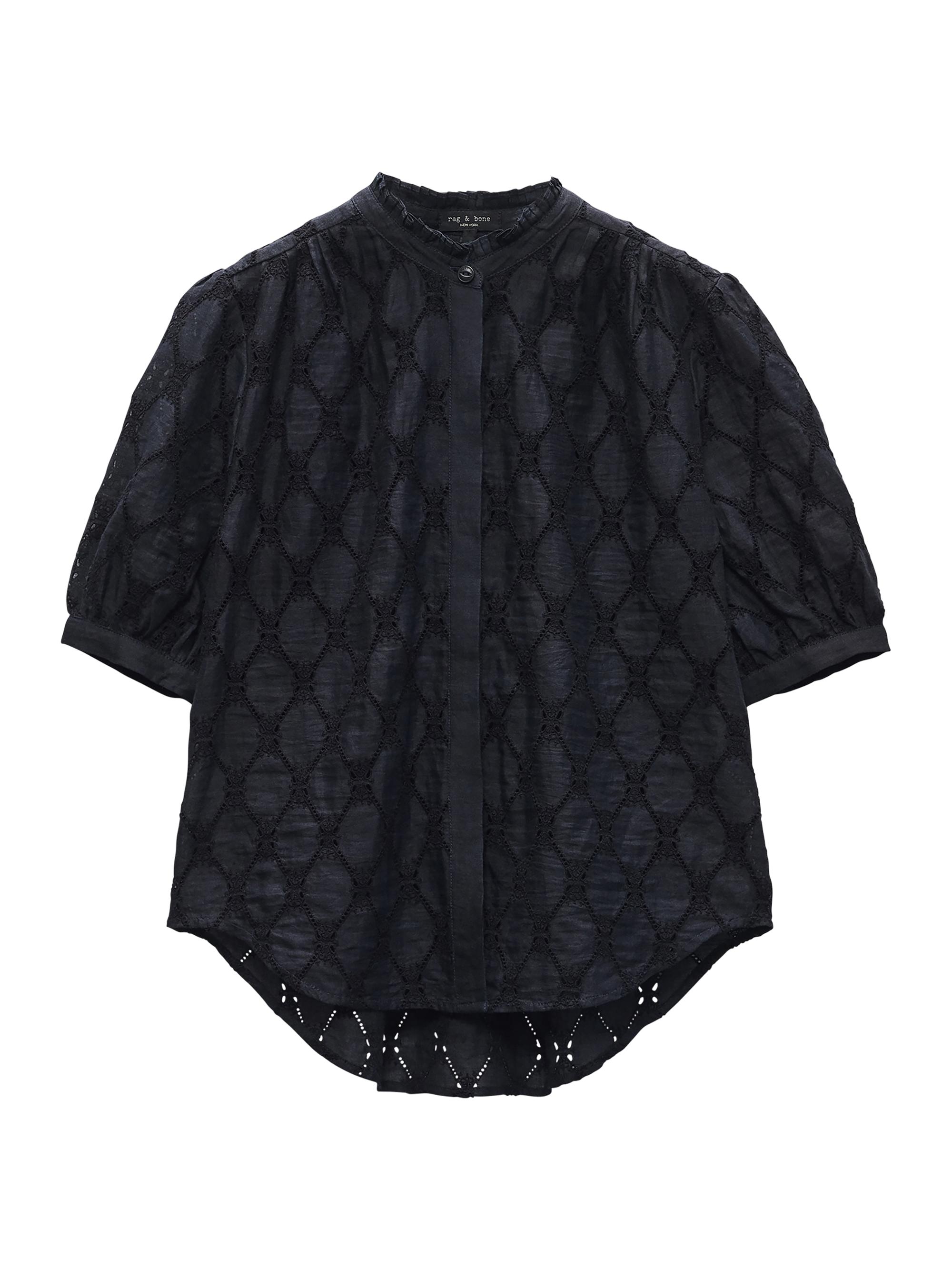 rag & bone Women's Jordan Embroidered Top - Salute