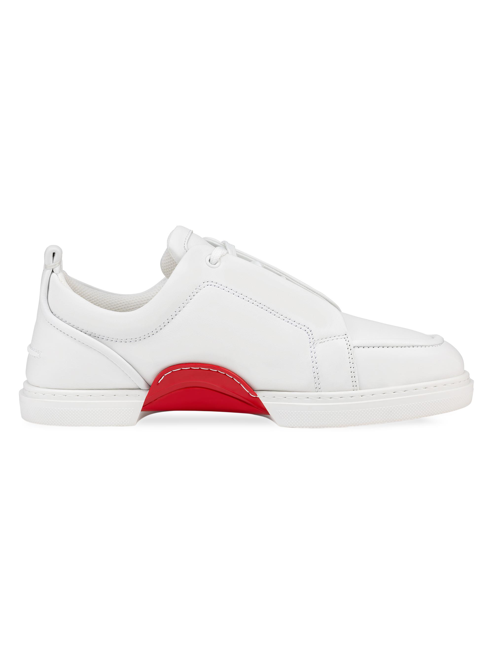 Christian Louboutin Men's Jimmy Sneakers - White