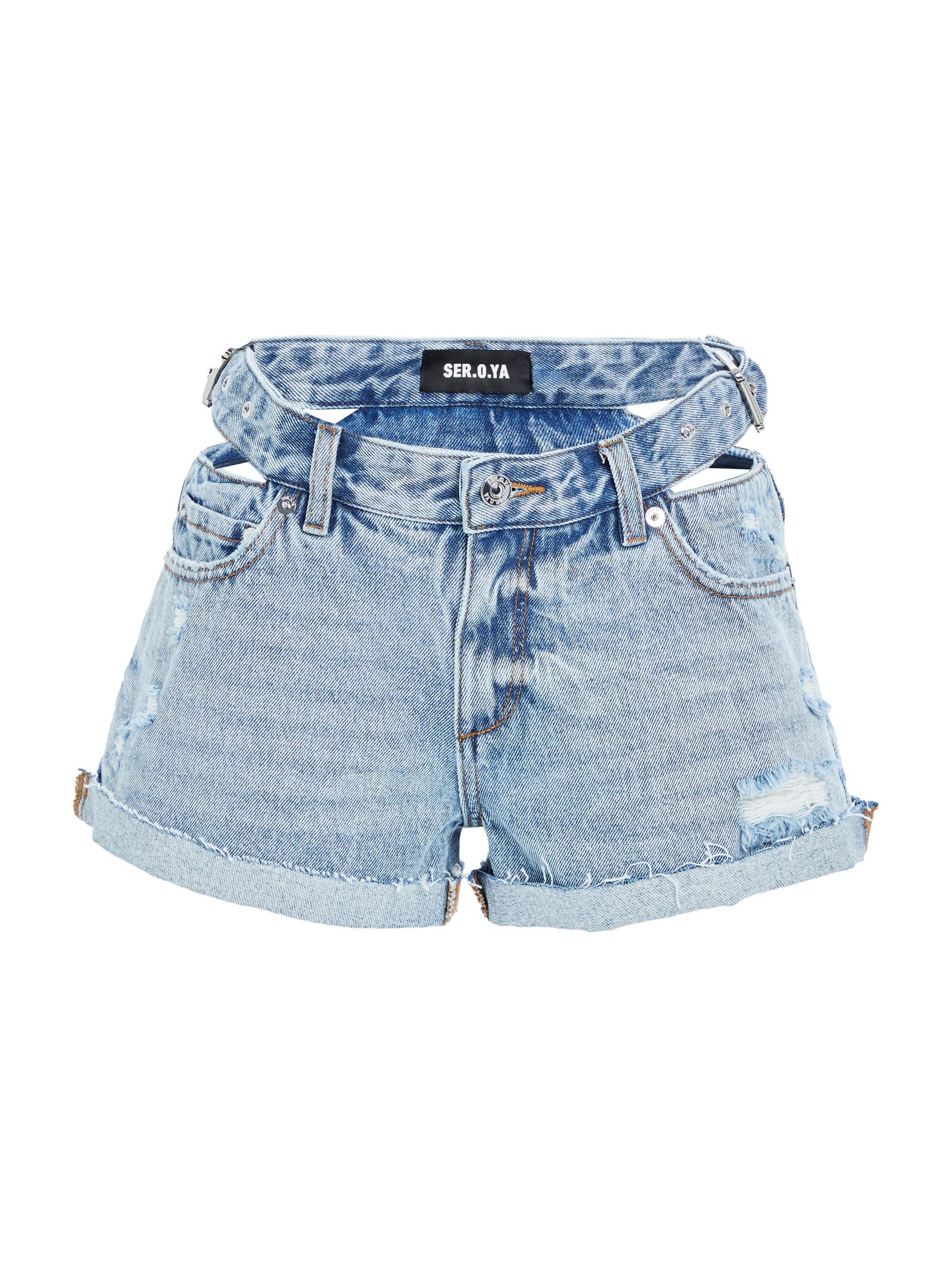 Ser.o.ya Women's Ingred Boyfriend Shorts - Coastline