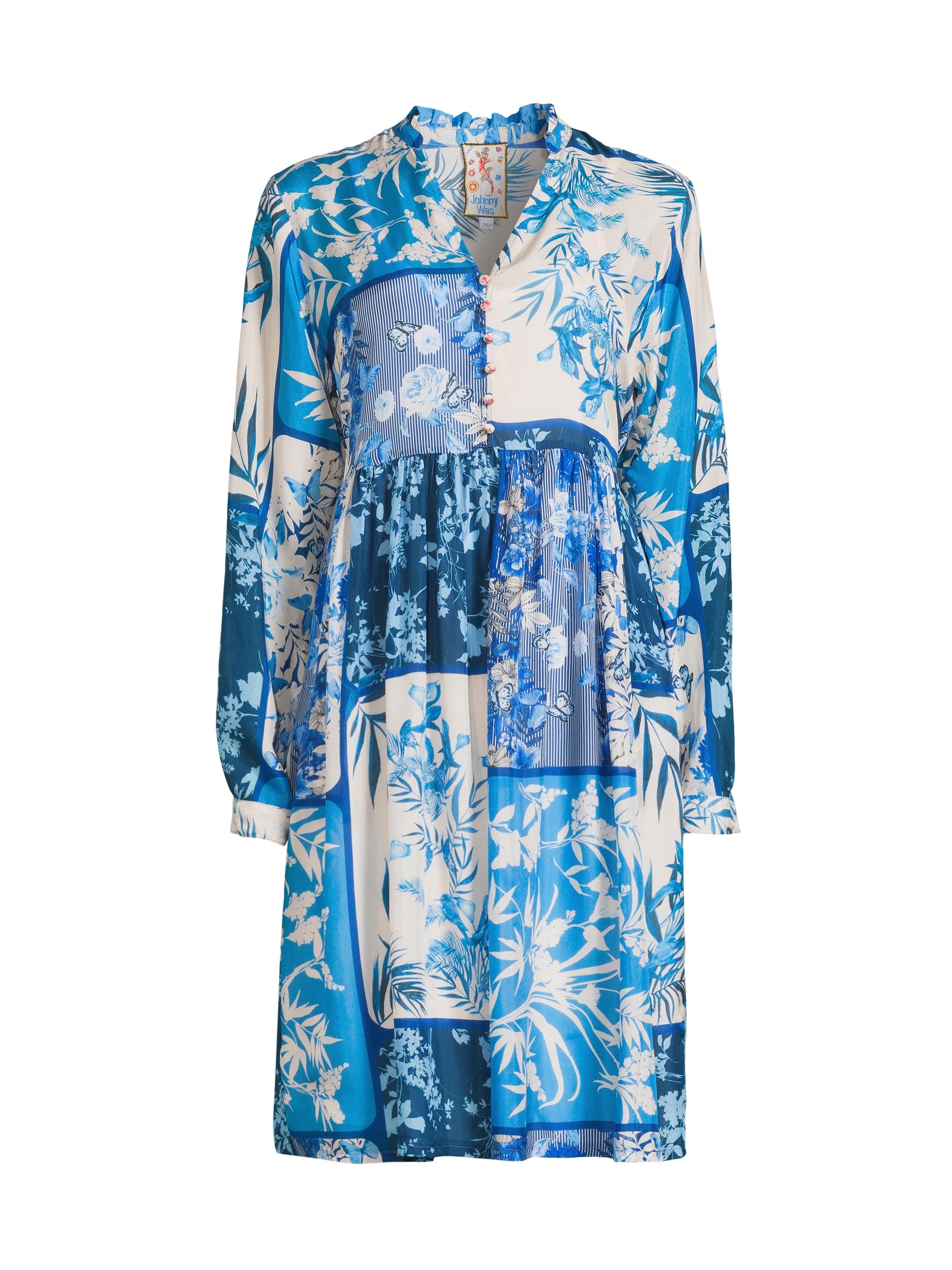 Johnny Was Women's Thula Floral Silk Midi-Dress