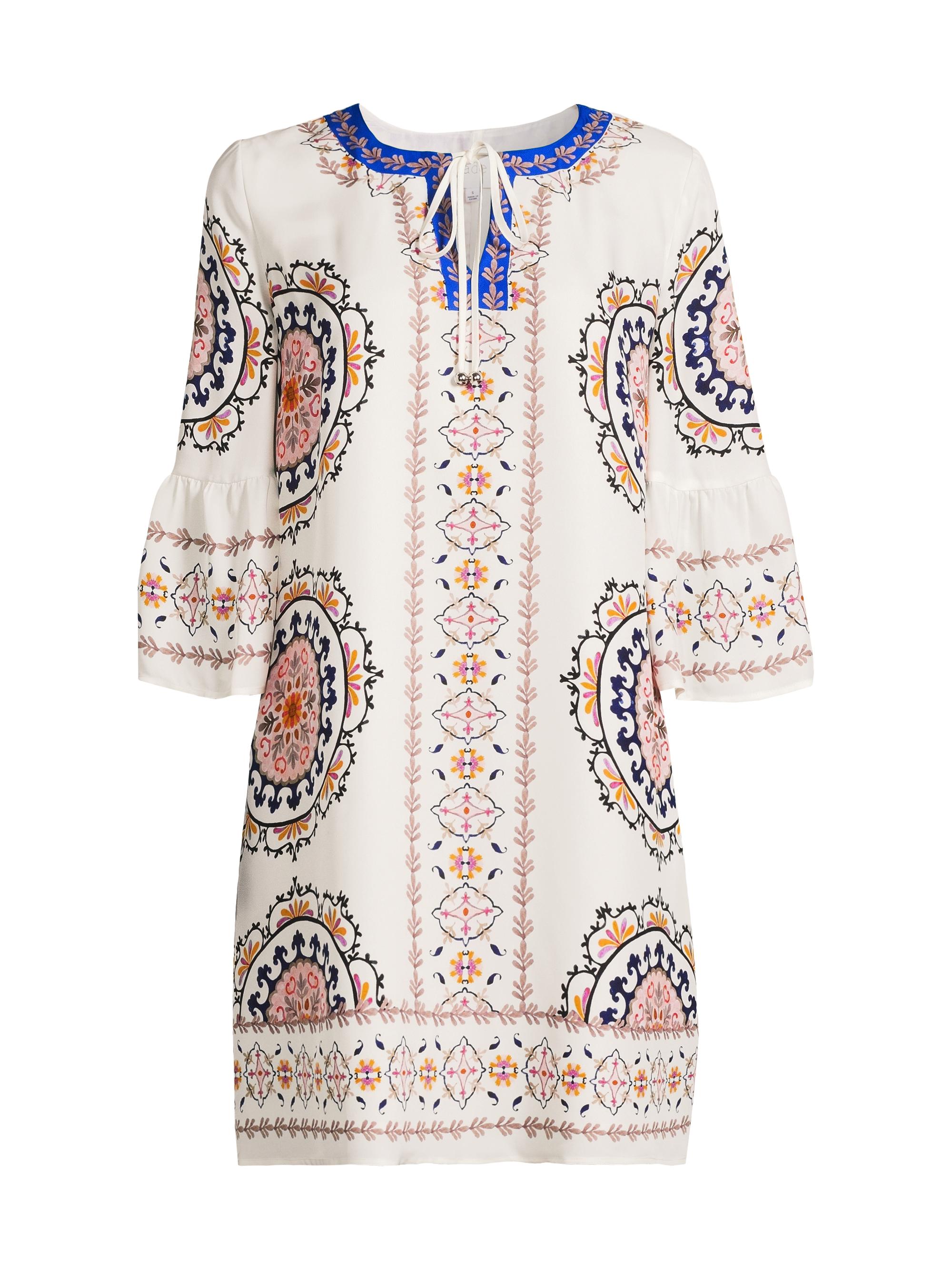 Johnny Was Women's Lorianne Abstract Silk Minidress