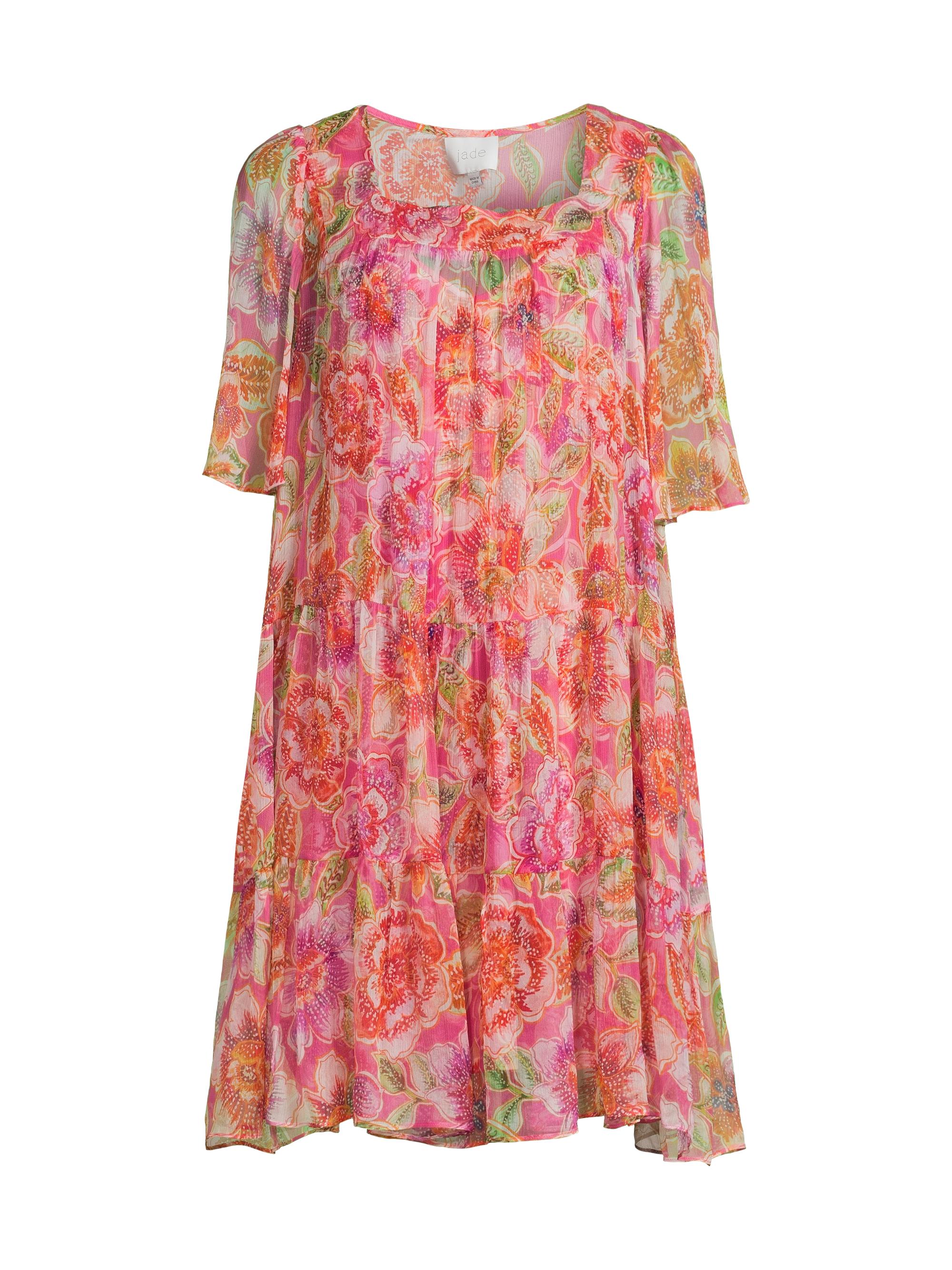 Johnny Was Women's Mari Floral Tiered Minidress - Fabiola