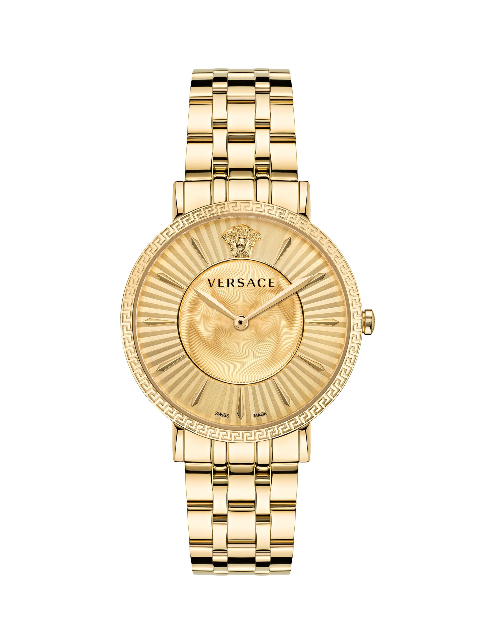 Versace Women's V-Eternal IP Yellow Gold Bracelet Watch/38MM - Yellow Gold