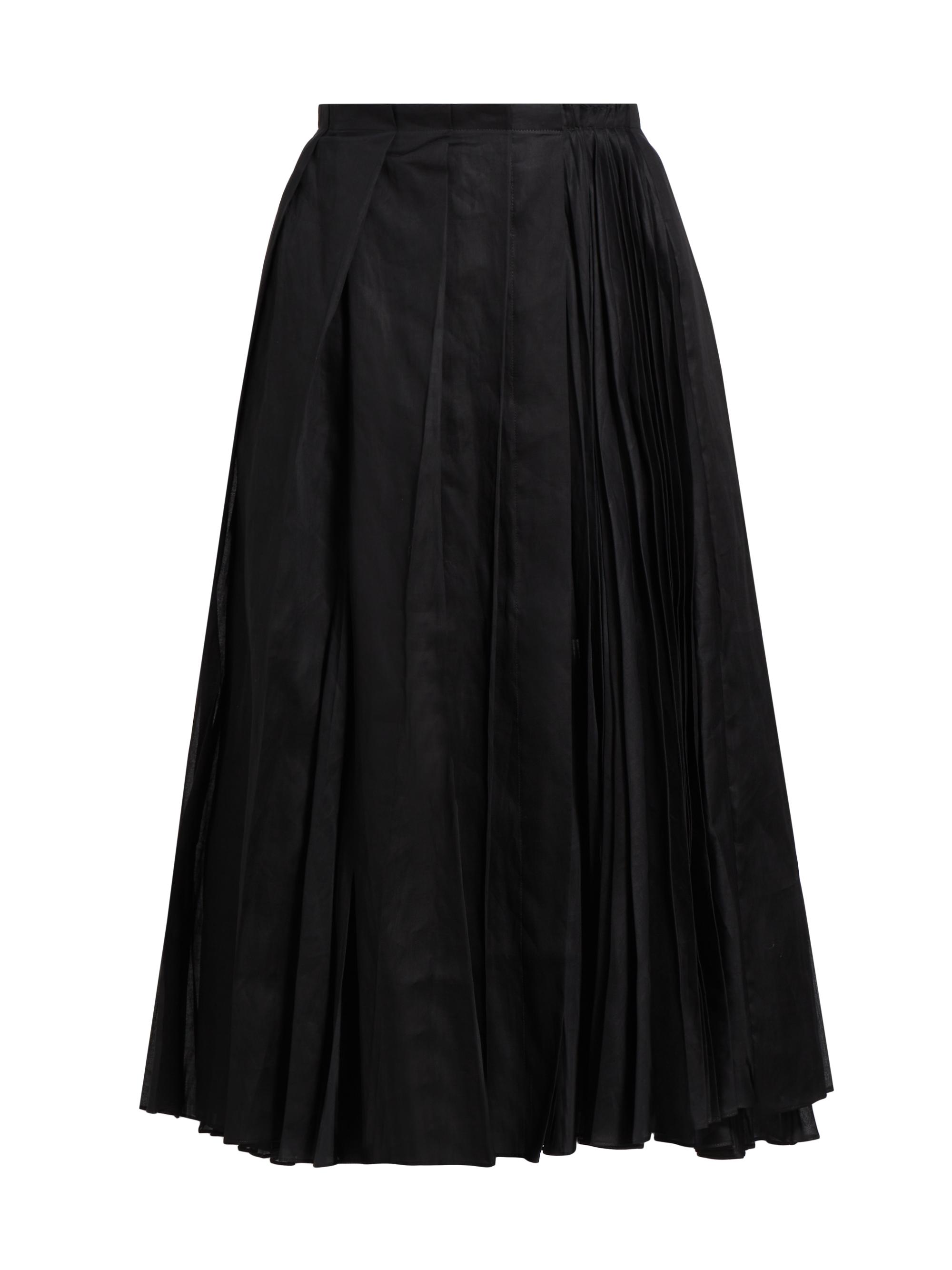 Khaite Kidd Pleated Midi-Skirt | Saks Fifth Avenue