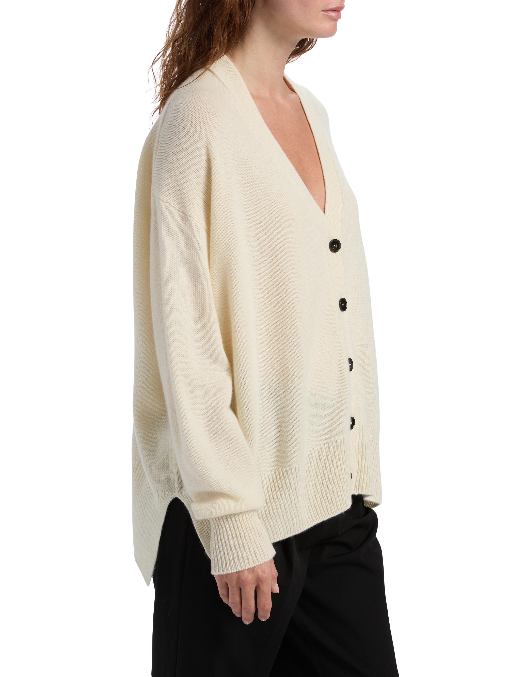 Jil Sander Cashmere High-Low Oversized Cardigan | Saks Fifth Avenue