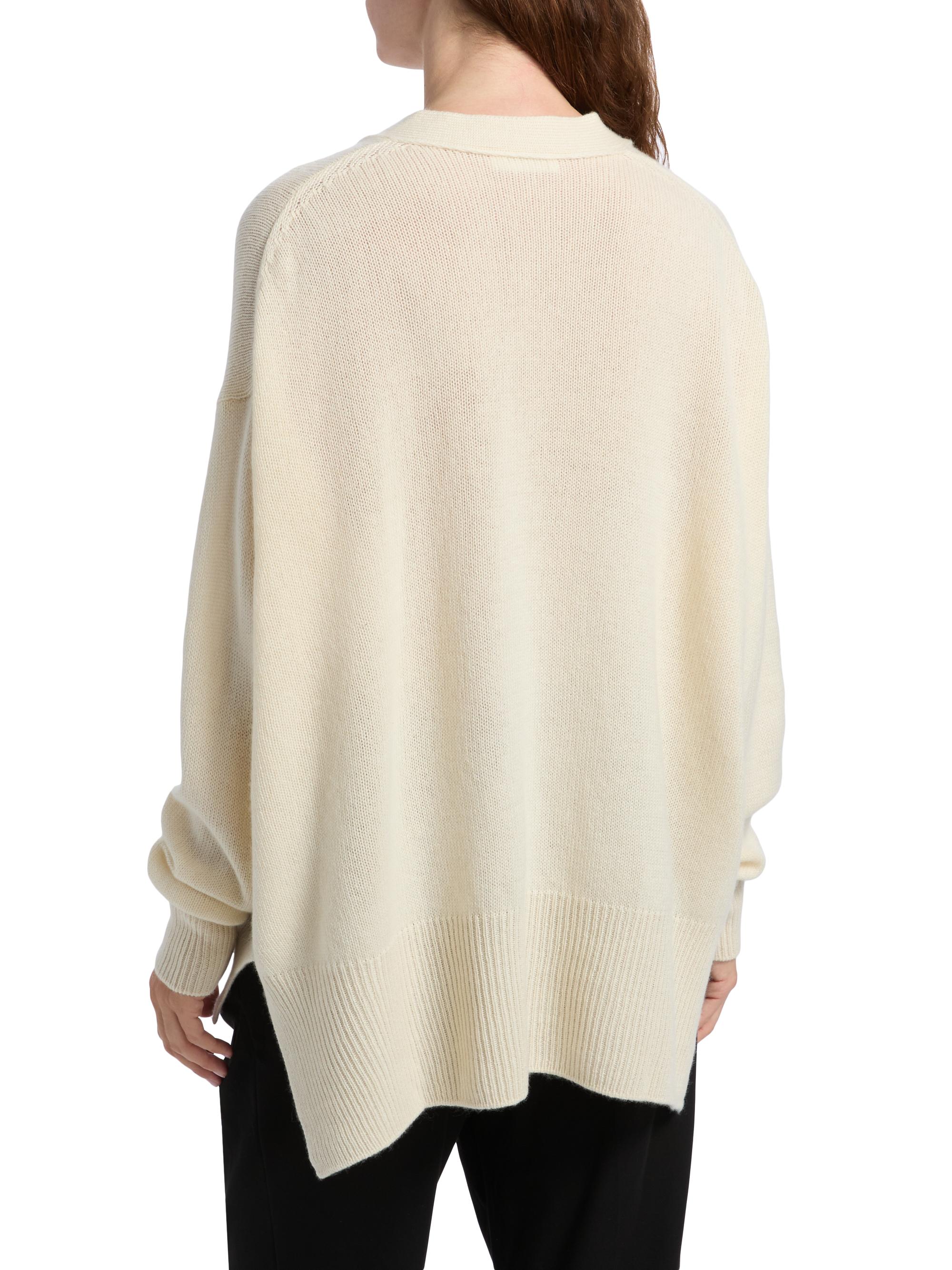 JIL SANDER 19aw PATCHWORK SWEATER サイズ44 Jil Sander Wool Patchwork Sweater - Grey | Garmentory