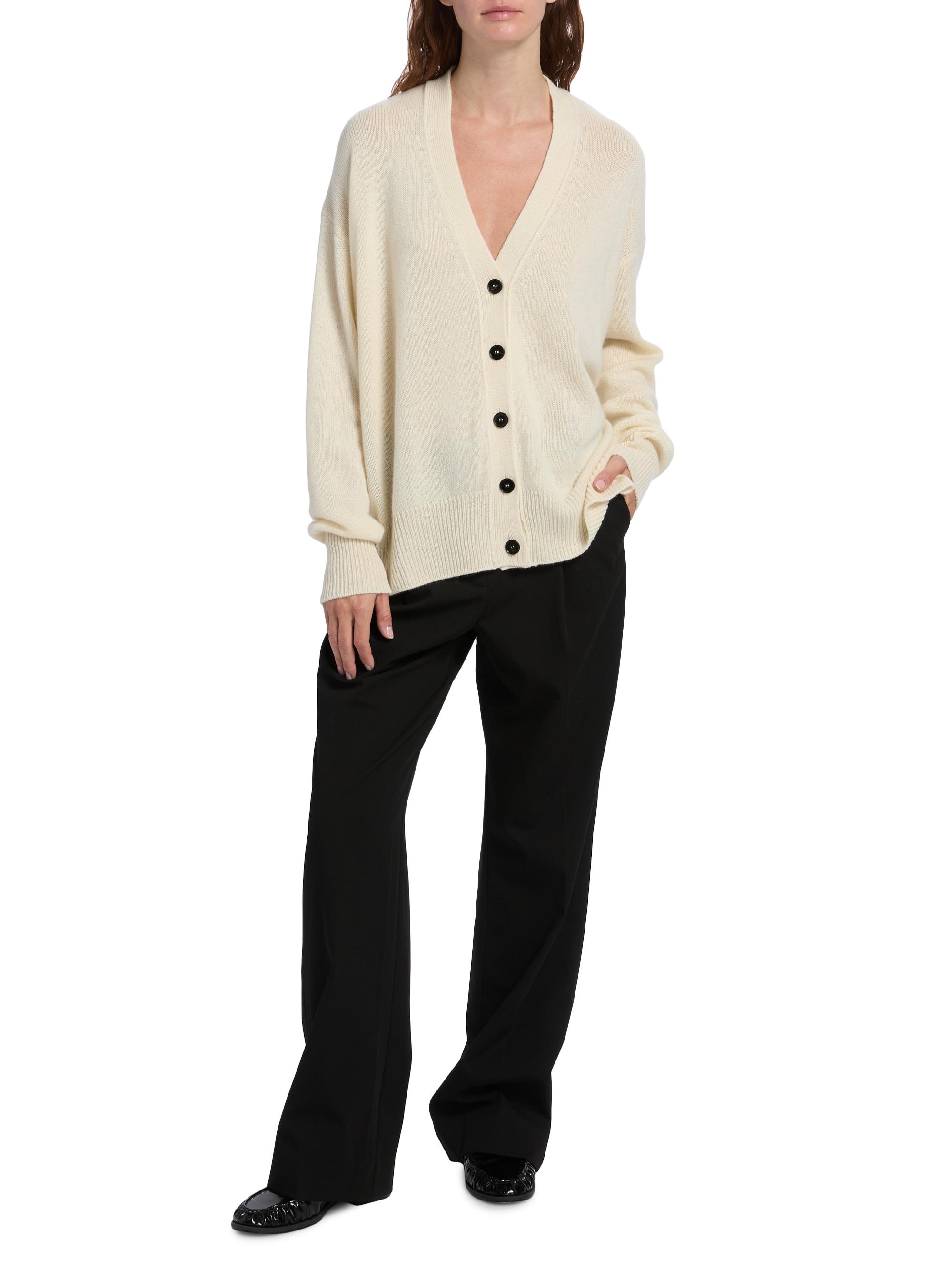 Jil Sander Cashmere High-Low Oversized Cardigan | Saks Fifth Avenue