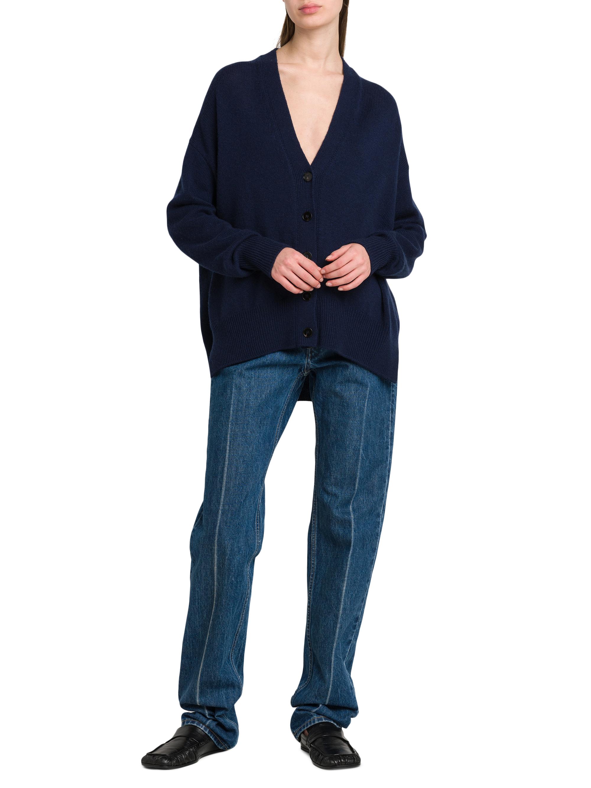 Jil Sander Cashmere High-Low Oversized Cardigan | Saks Fifth Avenue
