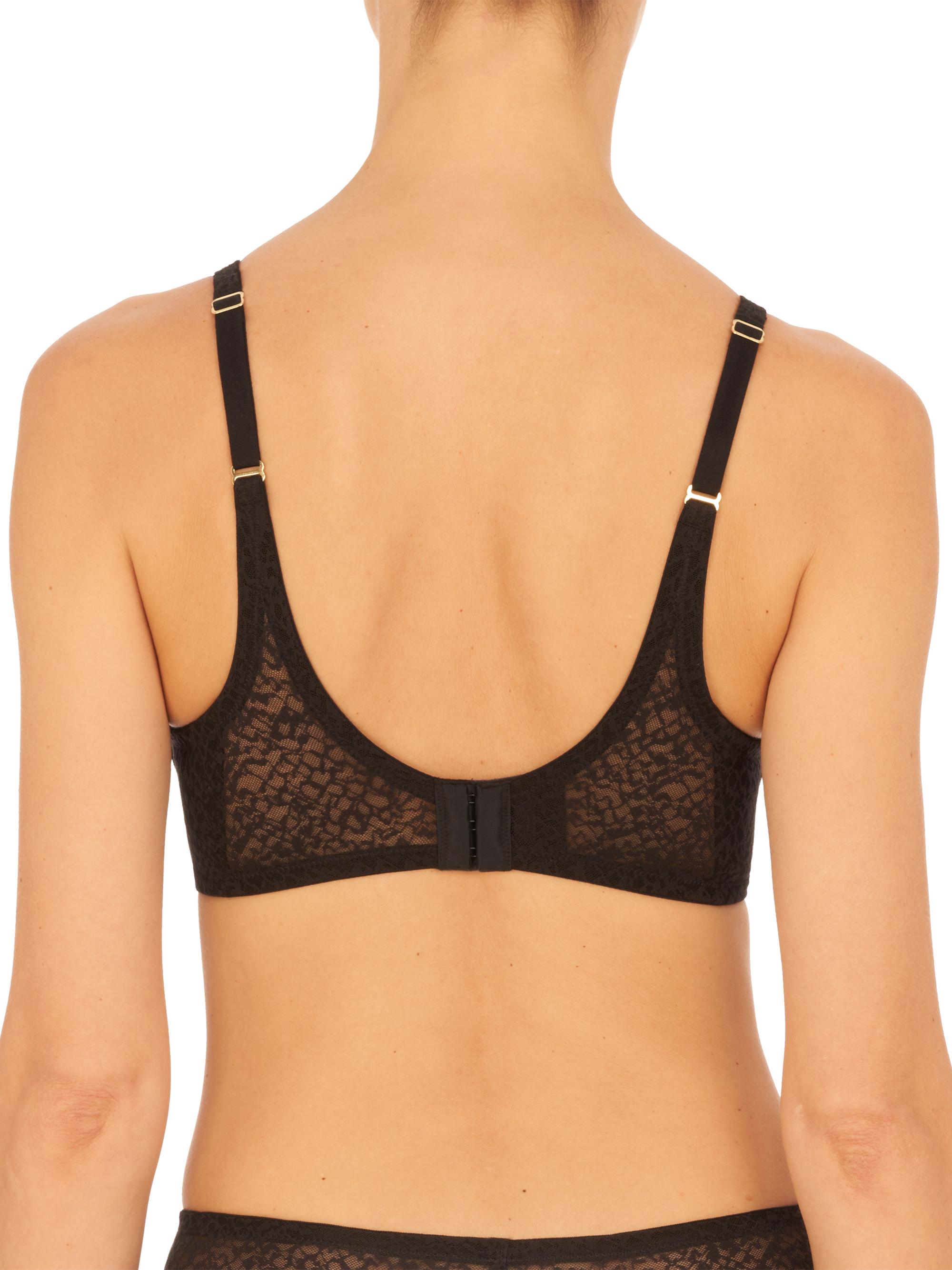 Natori Women's Pretty Smooth Lace T-Shirt Bra - Black | Thumbnail 3