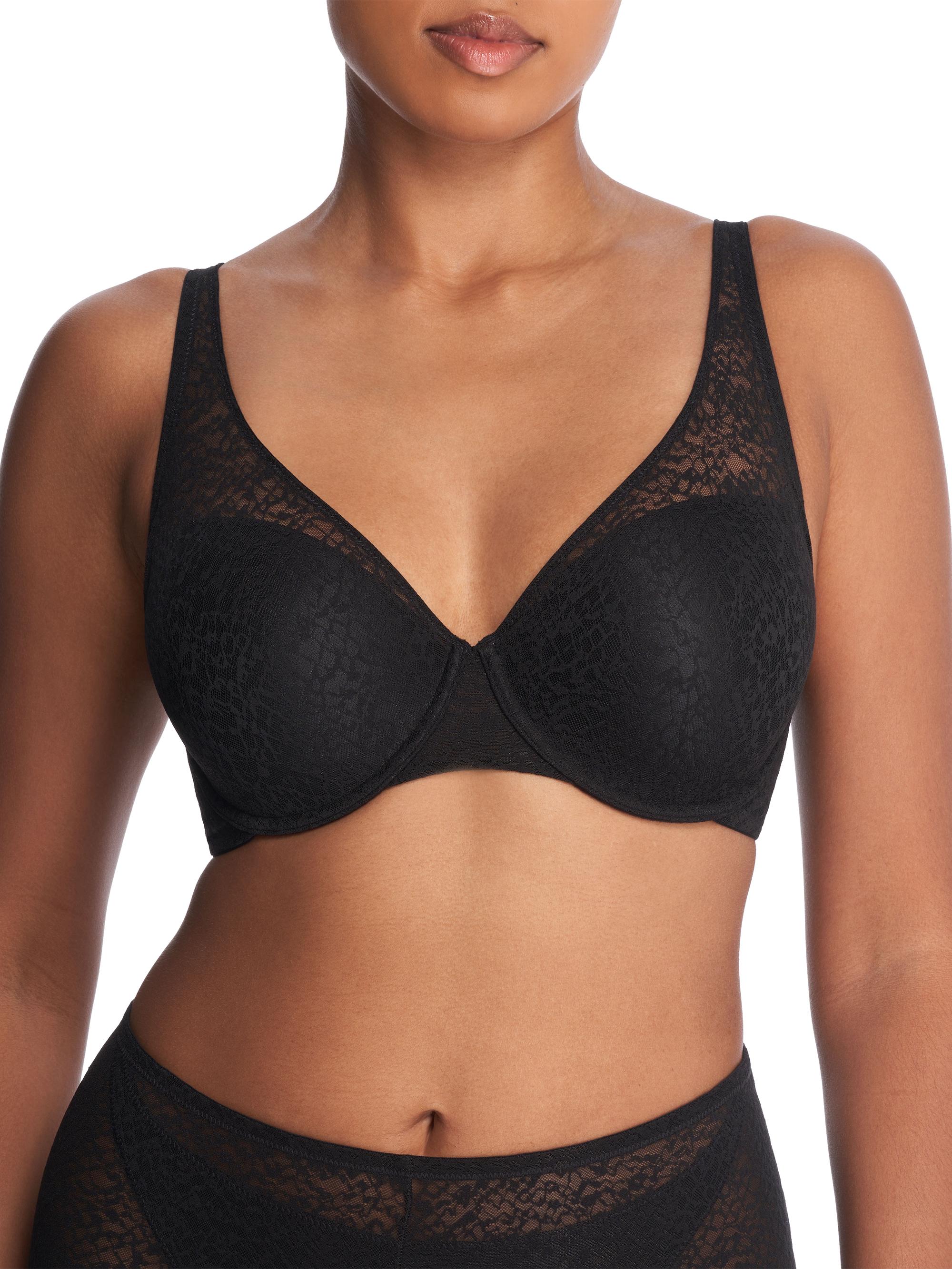 Natori Women's Pretty Smooth Lace T-Shirt Bra - Black | Thumbnail 4