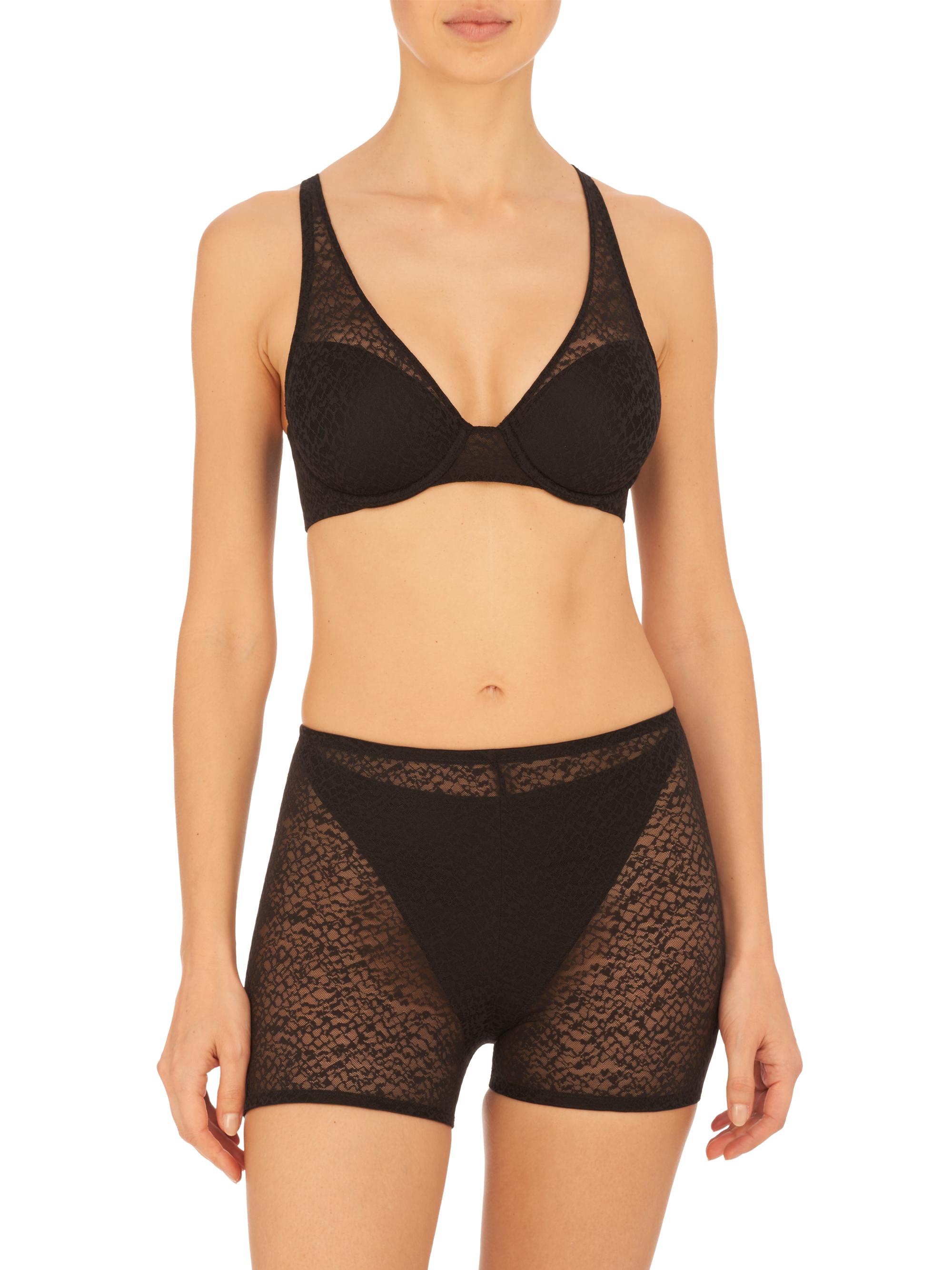 Natori Women's Pretty Smooth Lace T-Shirt Bra - Black | Thumbnail 6