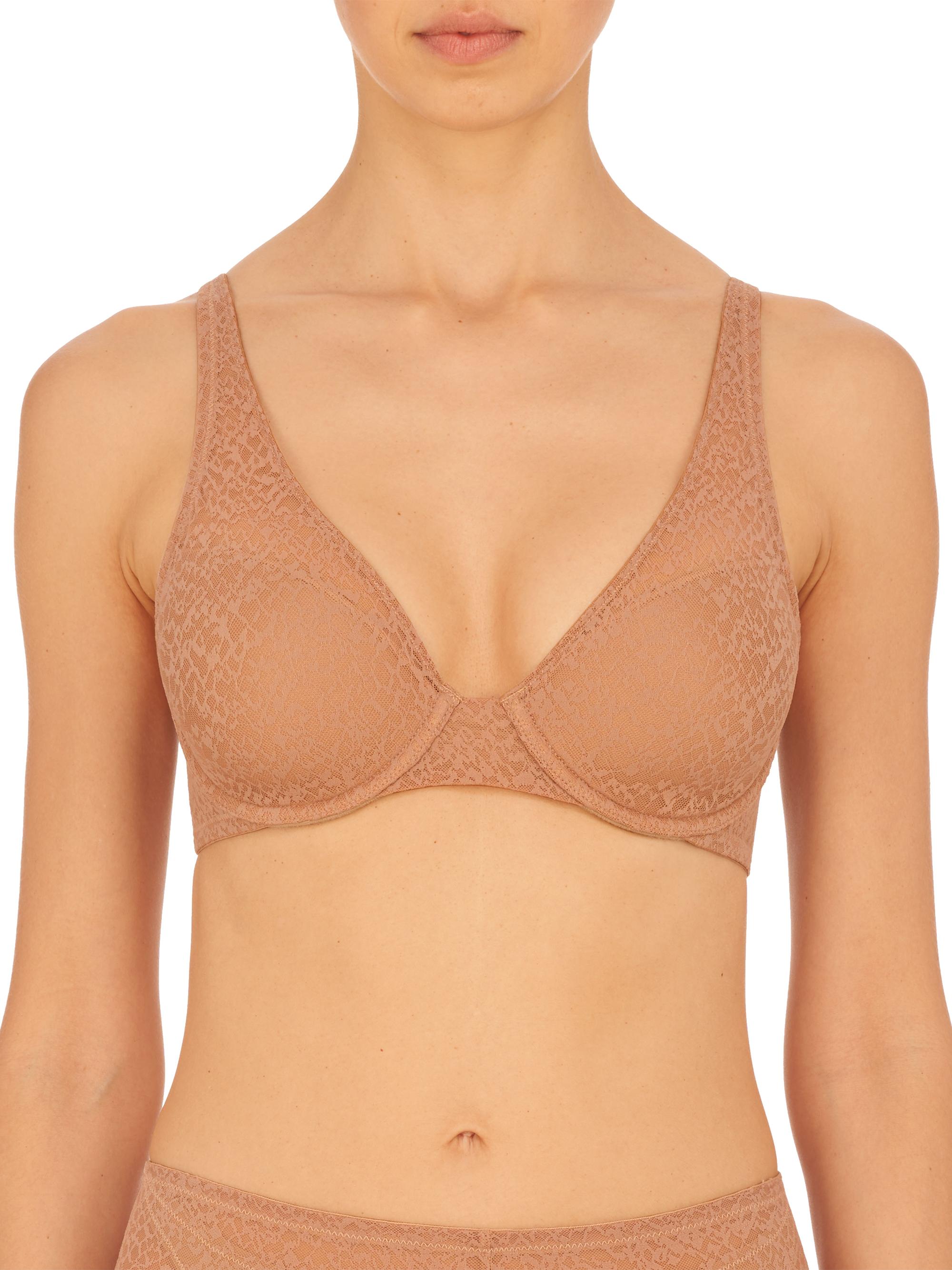 Natori Women's Pretty Smooth Lace T-Shirt Bra - Warm White