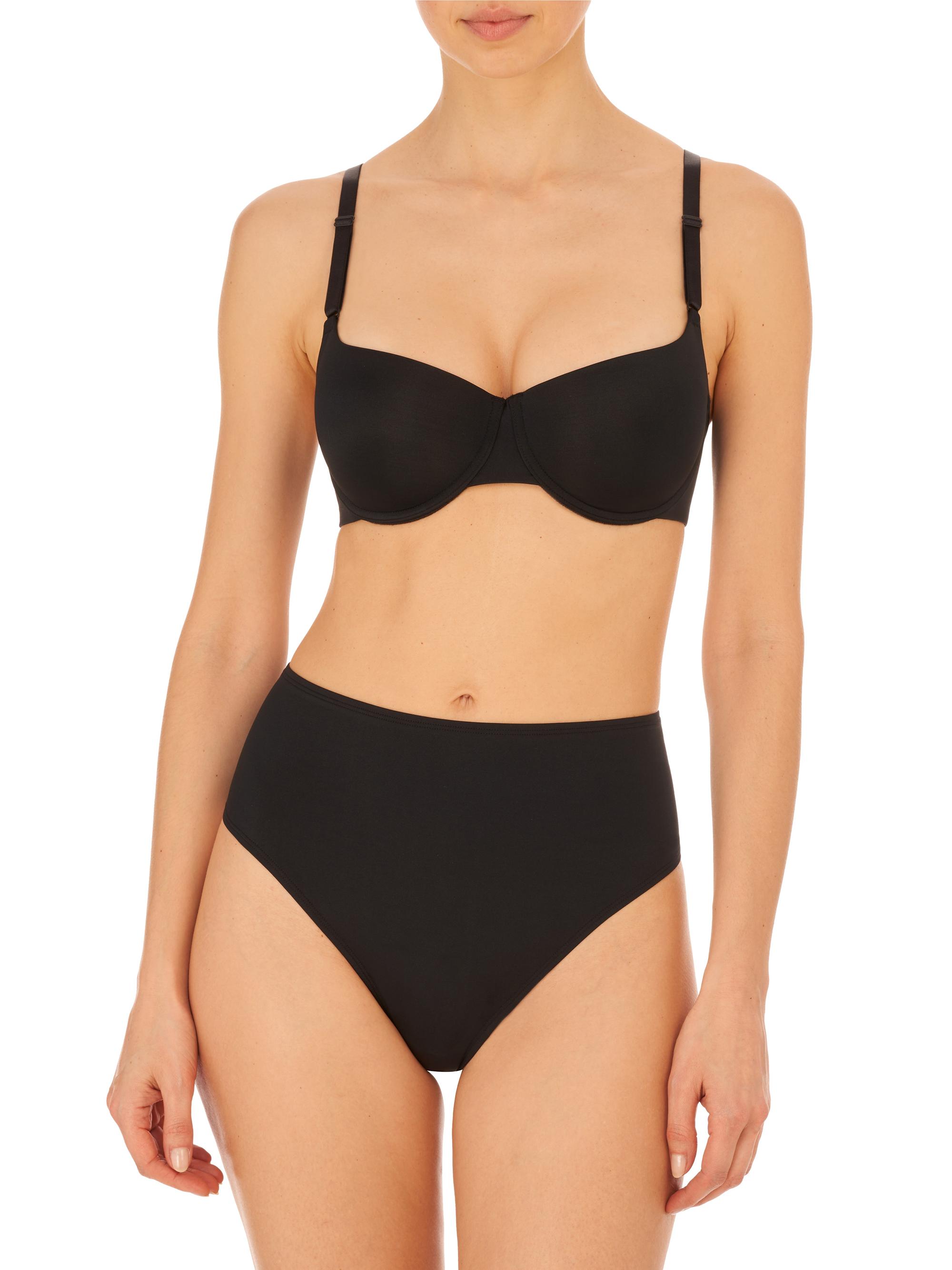 Natori Women's Liquid Convertible Balconette Push-Up Bra - Black | Thumbnail 4