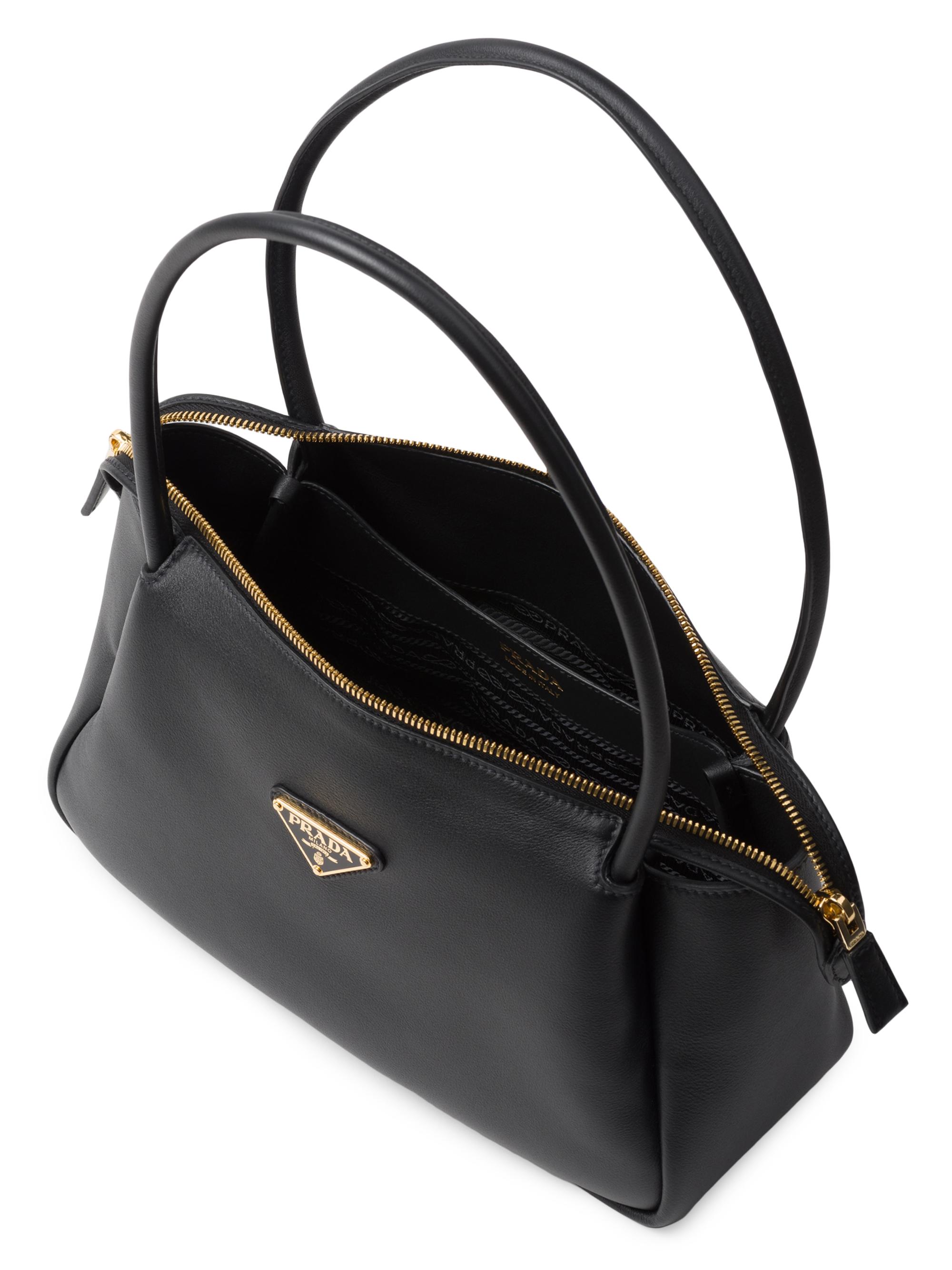 PRADA バック Prada Spazzolato Leather Airbrushed Supernova - Green Handle Bags