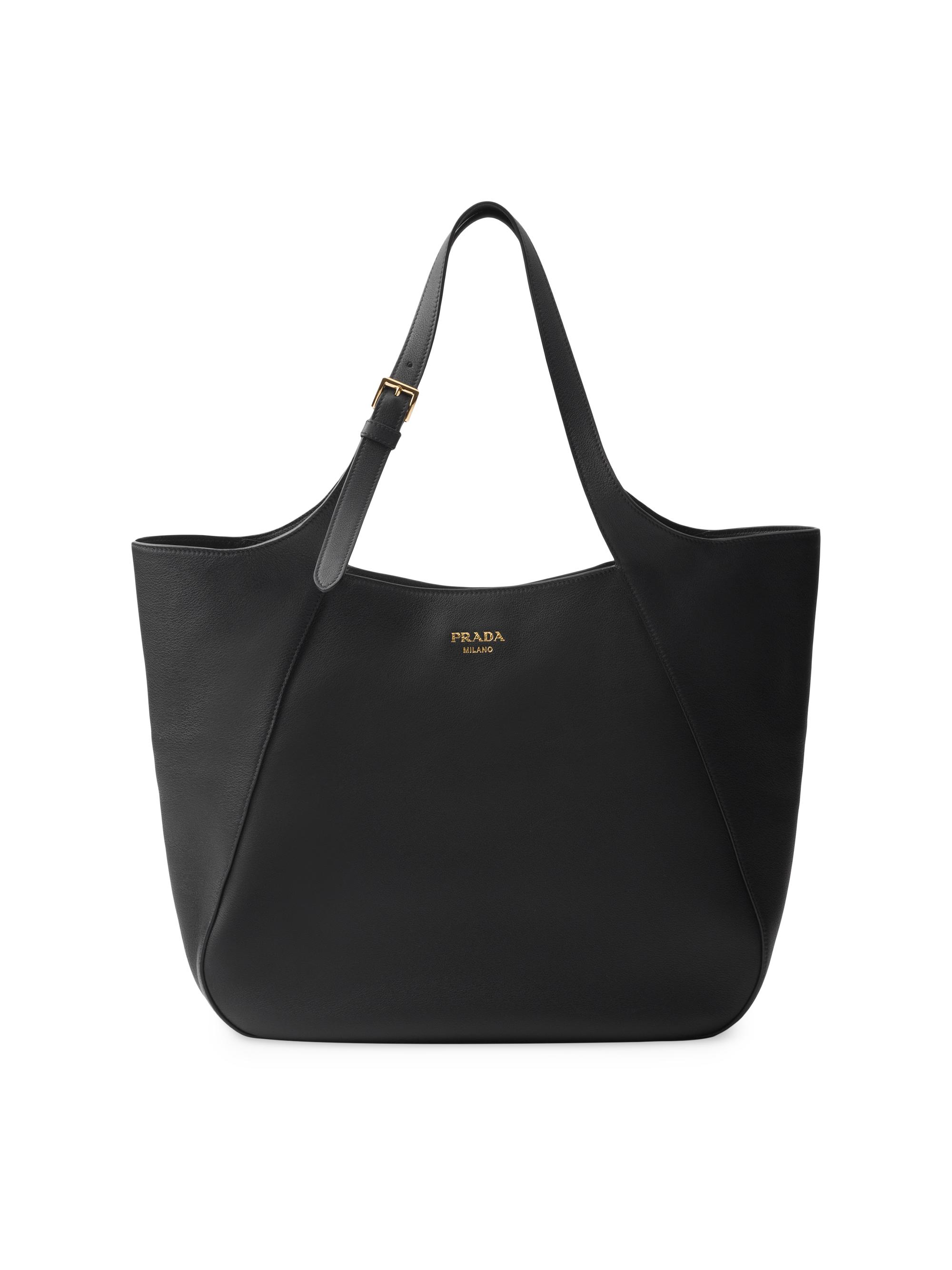 Prada Women's  Leather Tote Bag - Black