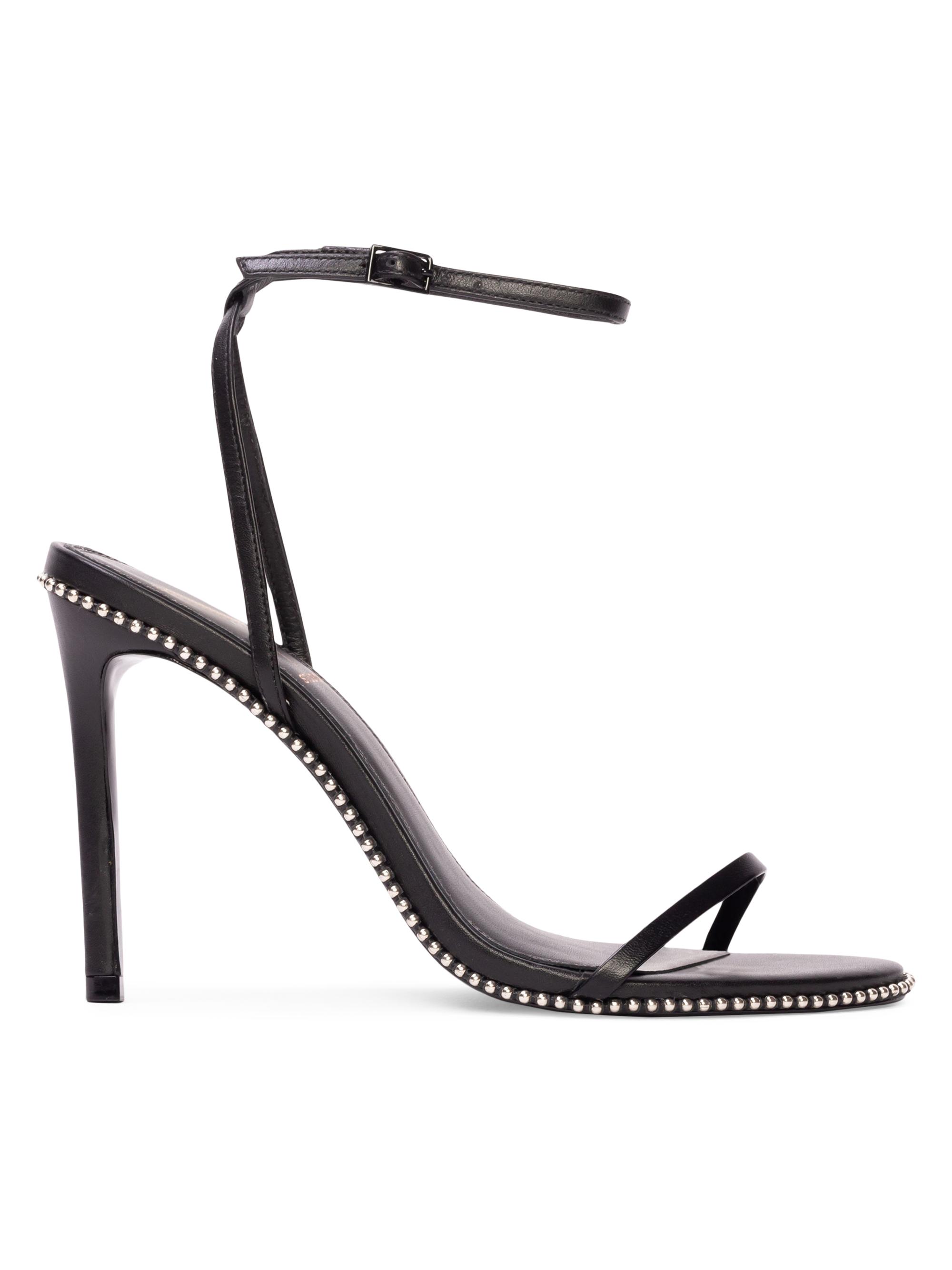 Black Suede Studio Women's Lele 0MM High Heel Sandals - Black