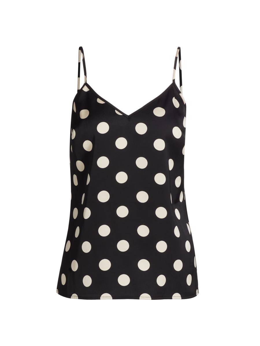 If Only Studio Polka Dot V-Neck Tank | Saks Fifth Avenue