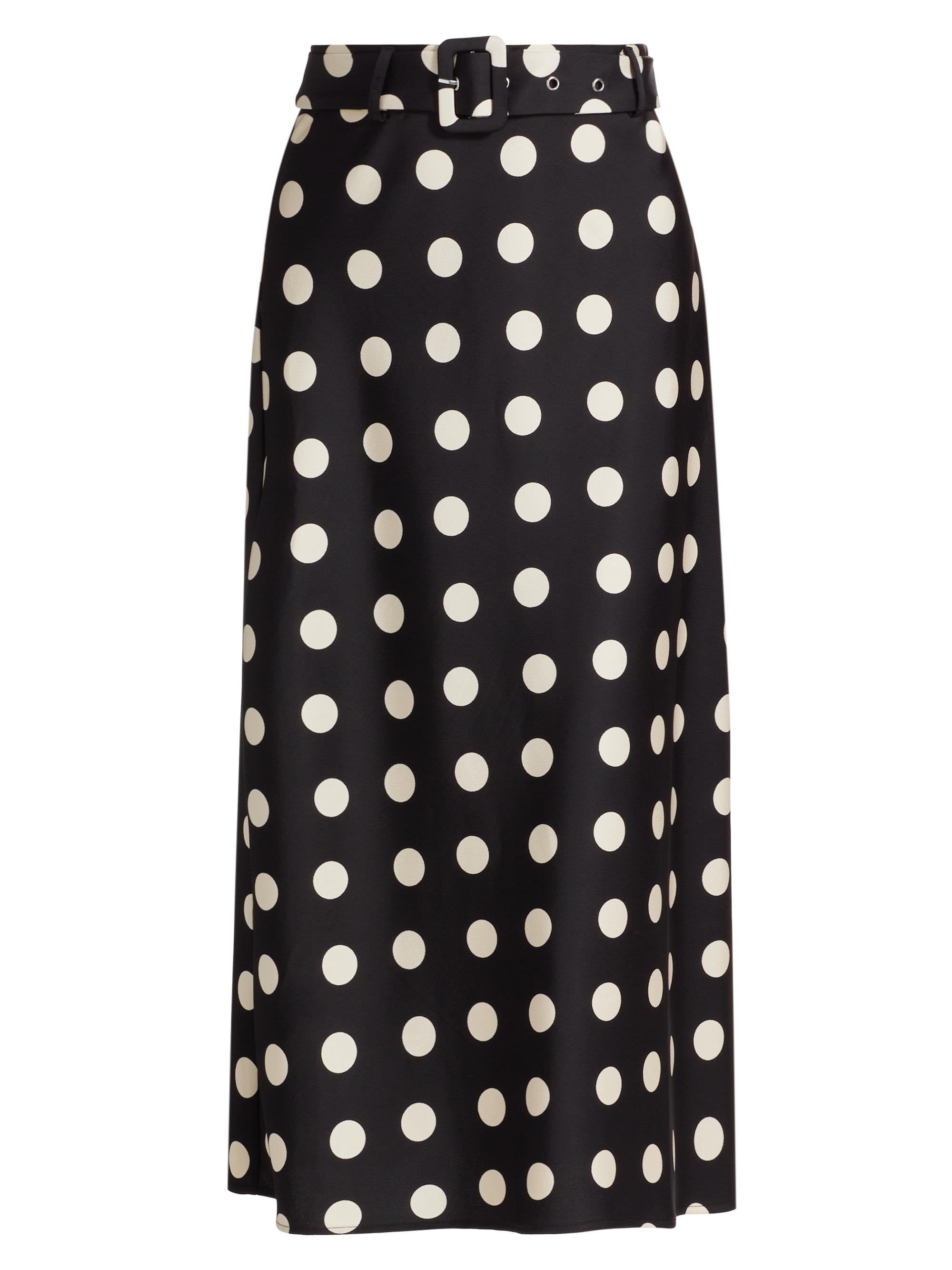 If Only Studio Polka Dot Belted Midi-Skirt | Saks Fifth Avenue