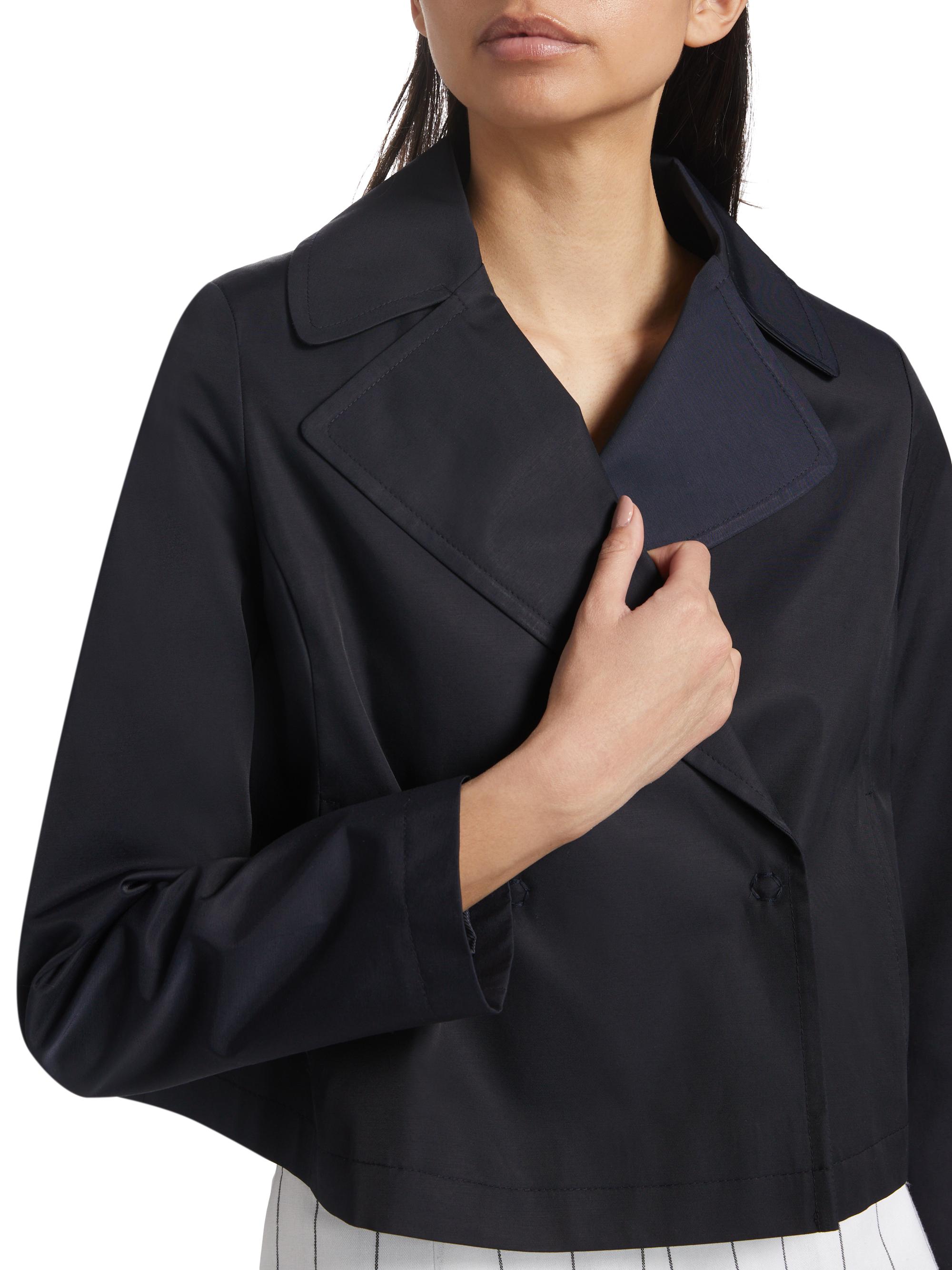 If Only Studio Cotton-Blend Cropped Jacket | Saks Fifth Avenue
