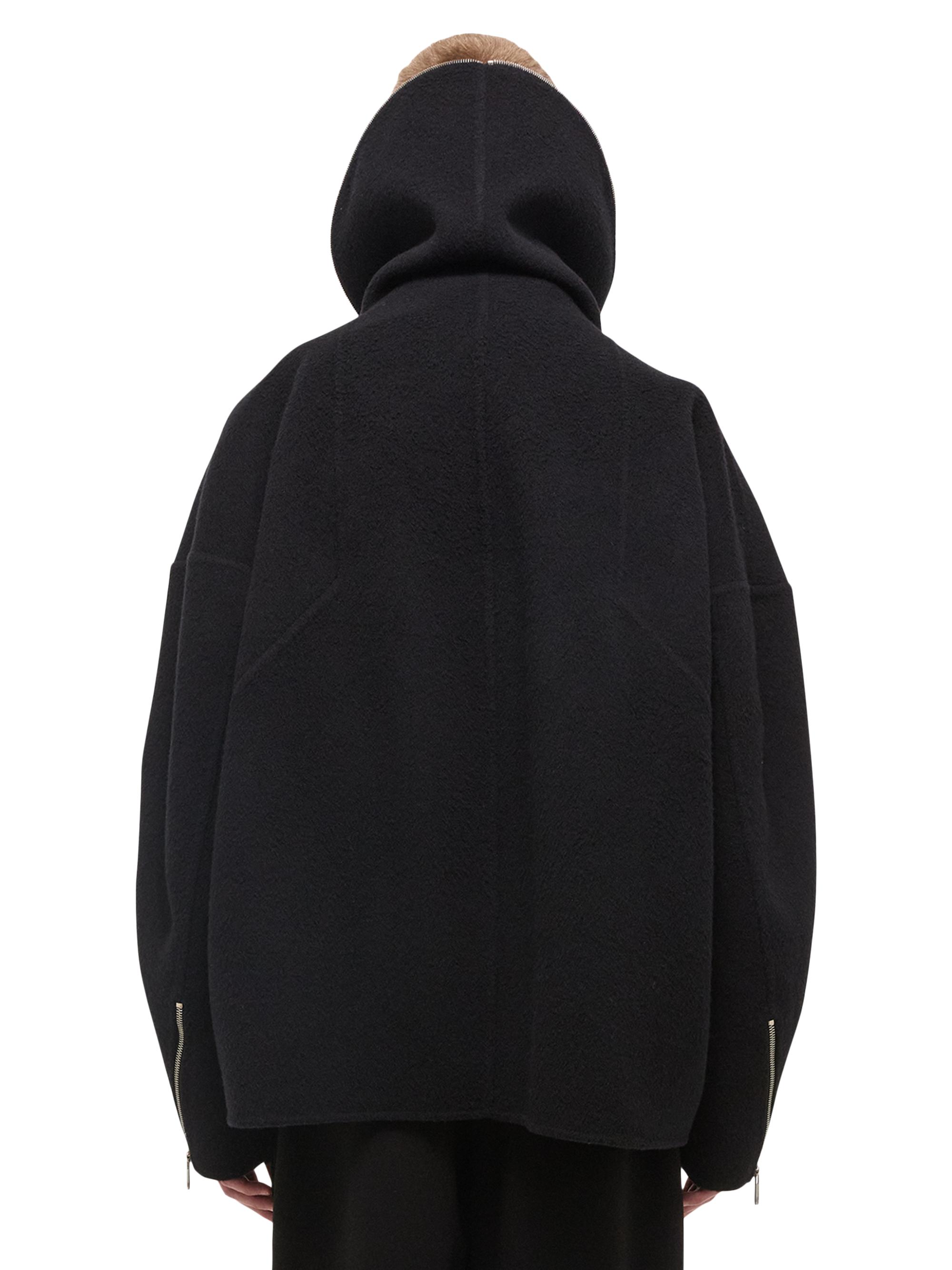Helmut Lang Wool Hooded Coat | Saks Fifth Avenue